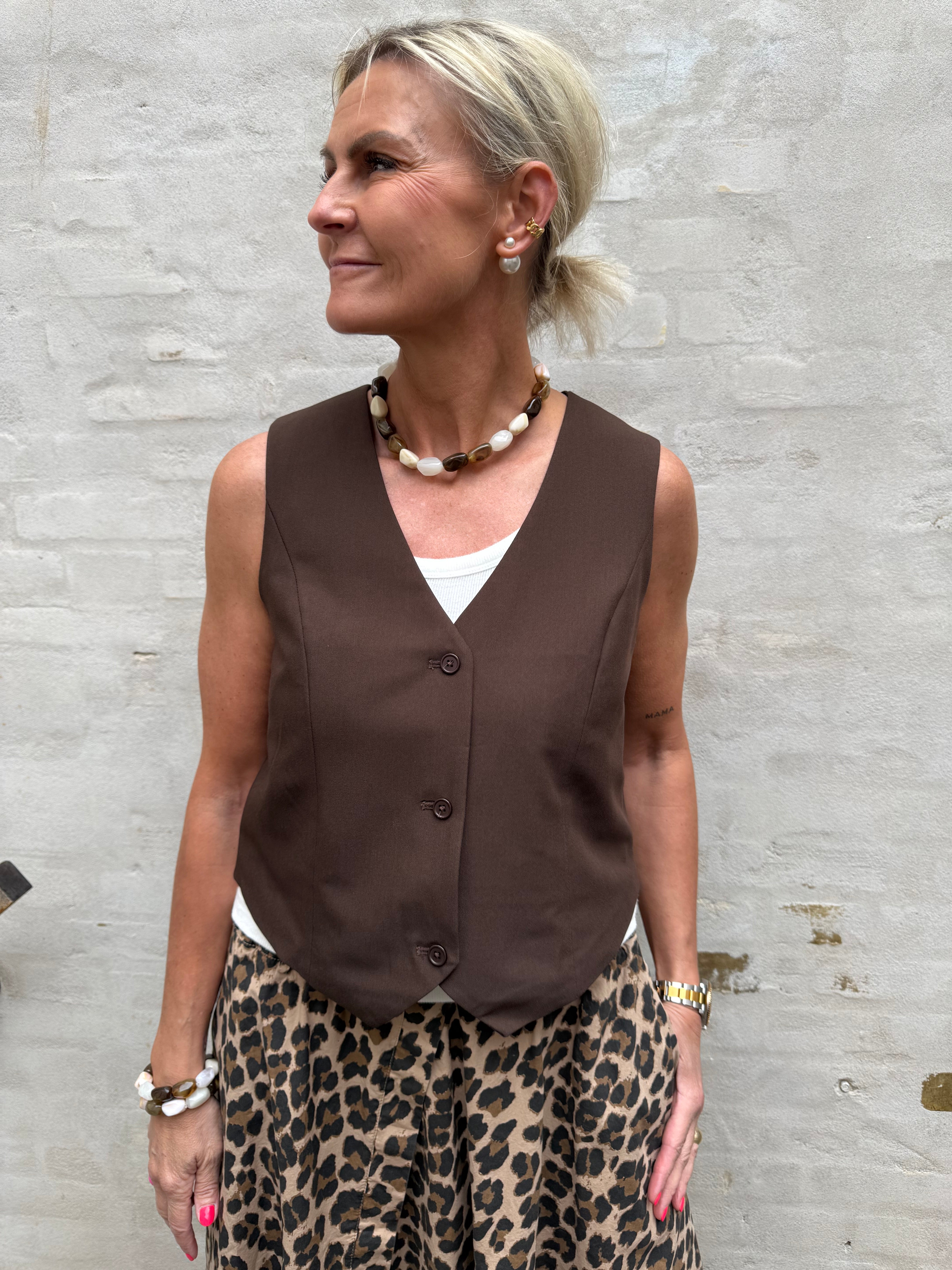 BOSELLA VEST - Hot Fudge