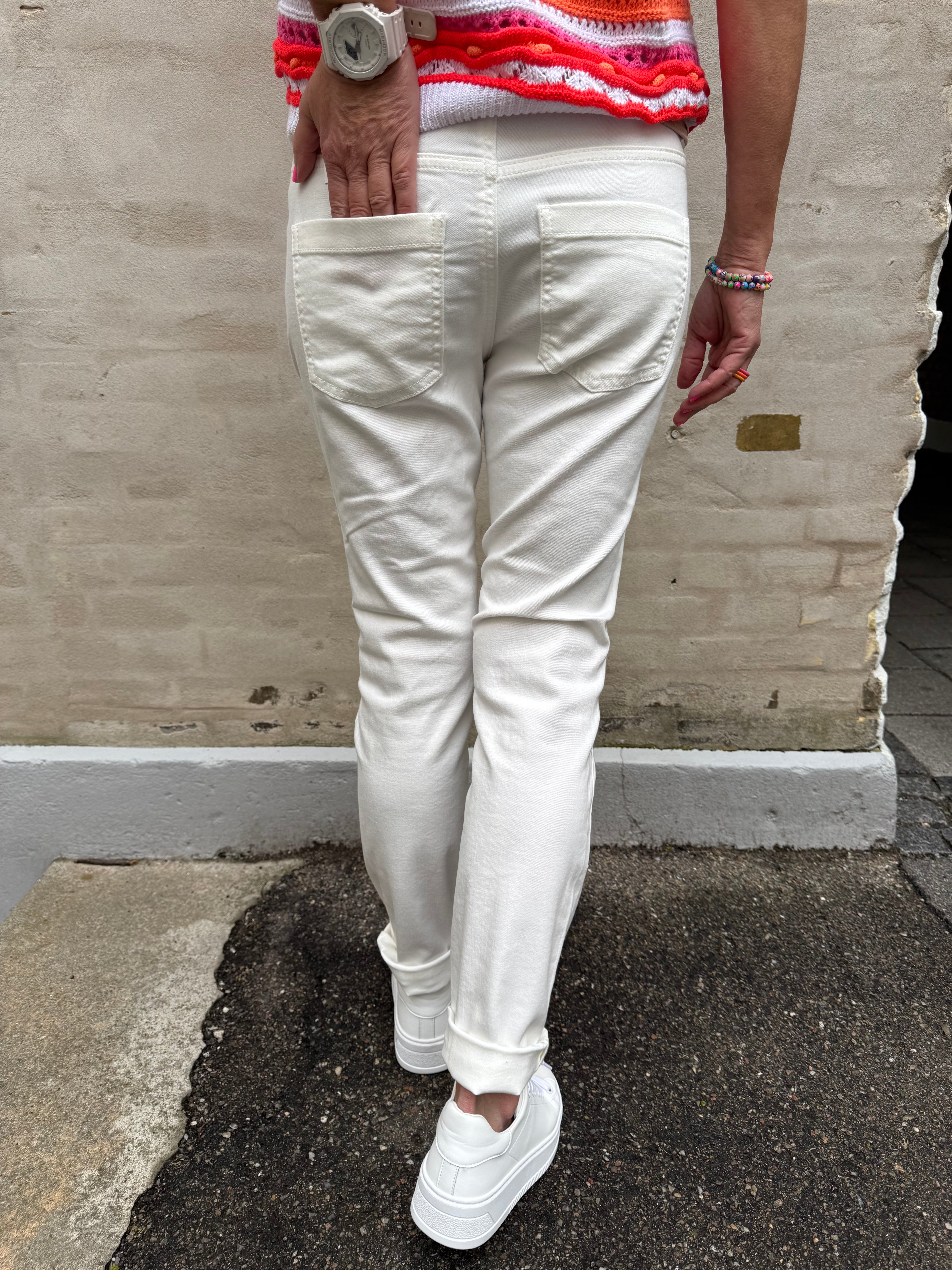 Jane Mid Waist - Optic White