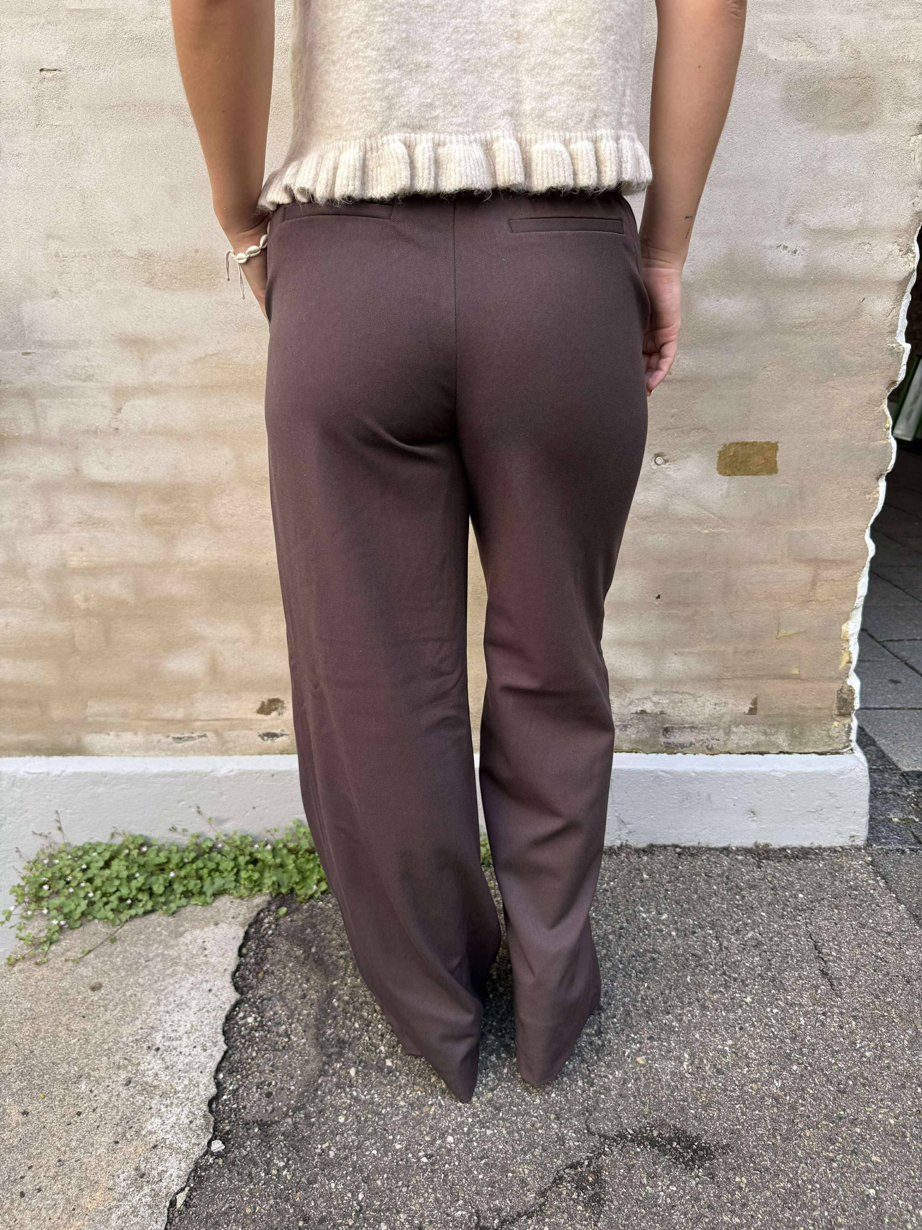 Lisa WIDE pant - Seal Brown