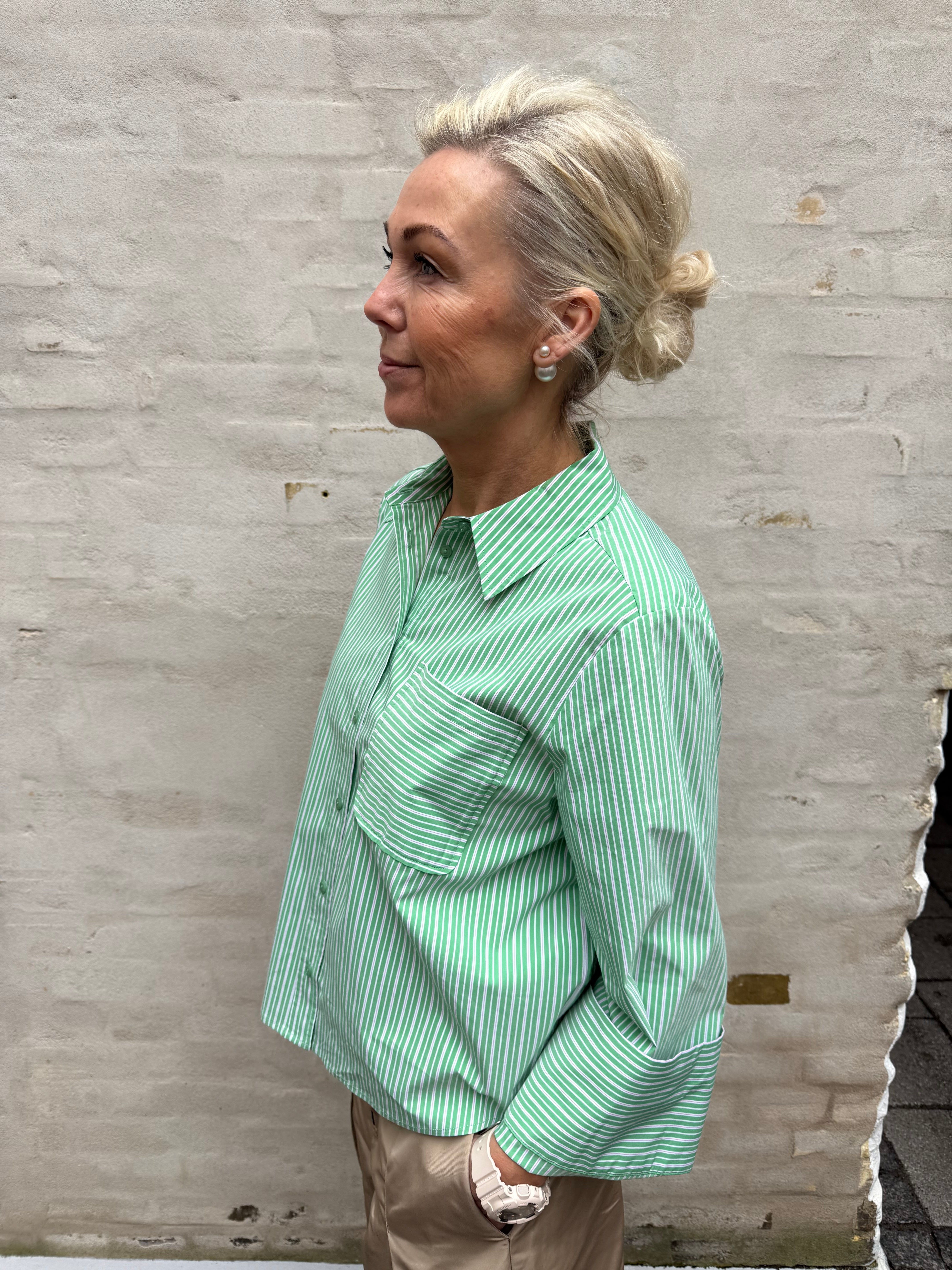 BaliCC Bell Sleeve Shirt - Grön