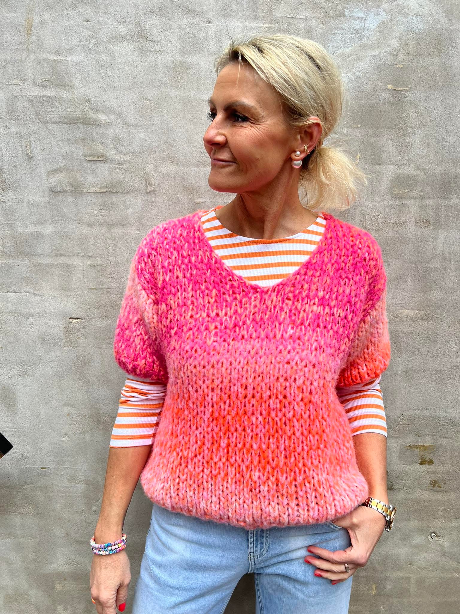 Grace Knit - Orange/Rosa/Röd