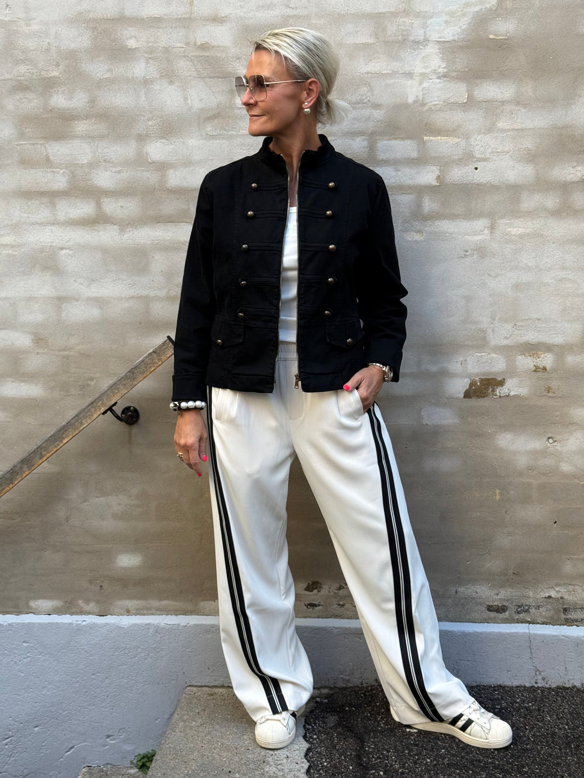 AliniCC Double Panel Pant - Bone
