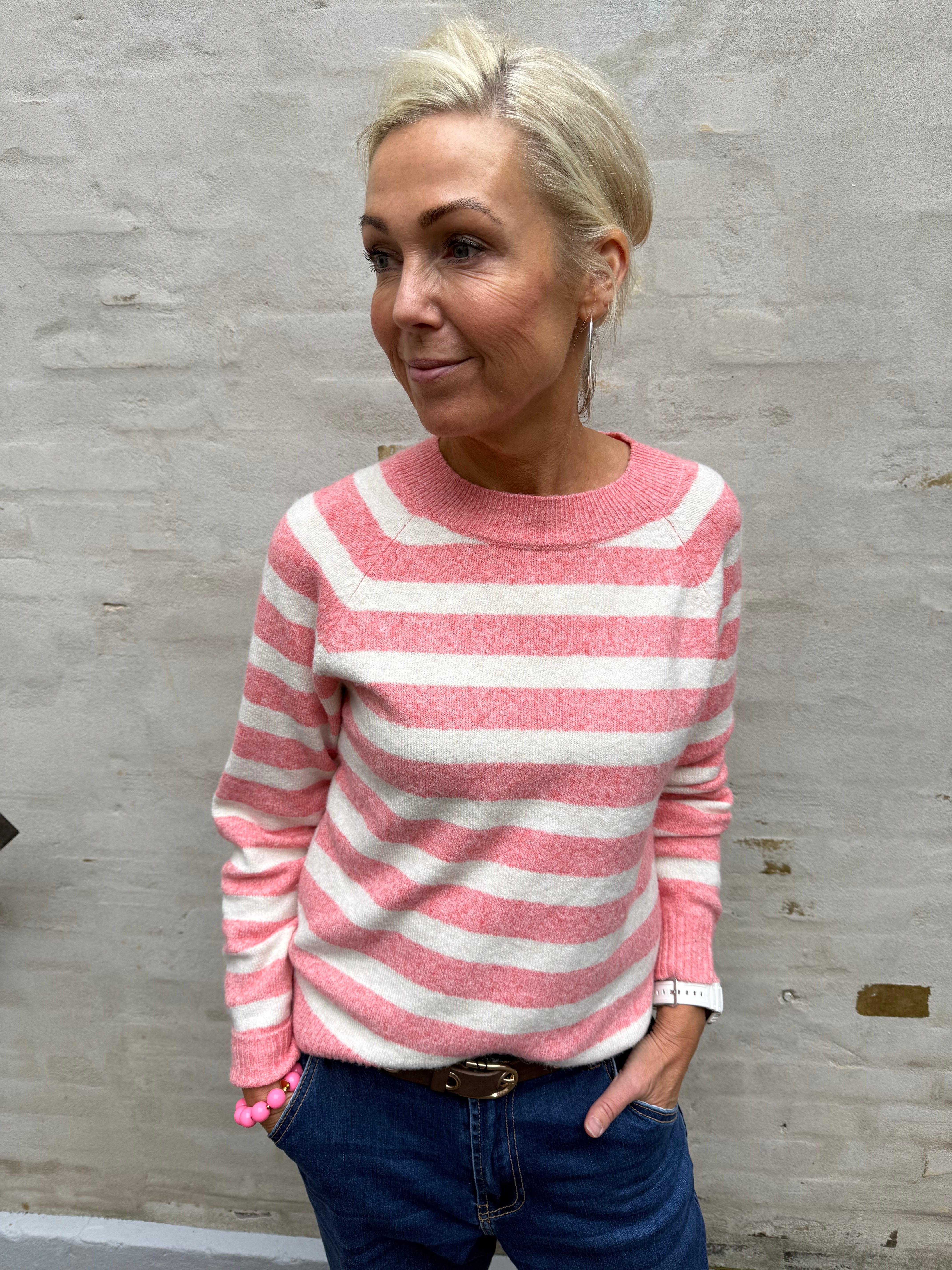 DOFFY O-HALS BLUS - Coral Paradise/BJÖRK