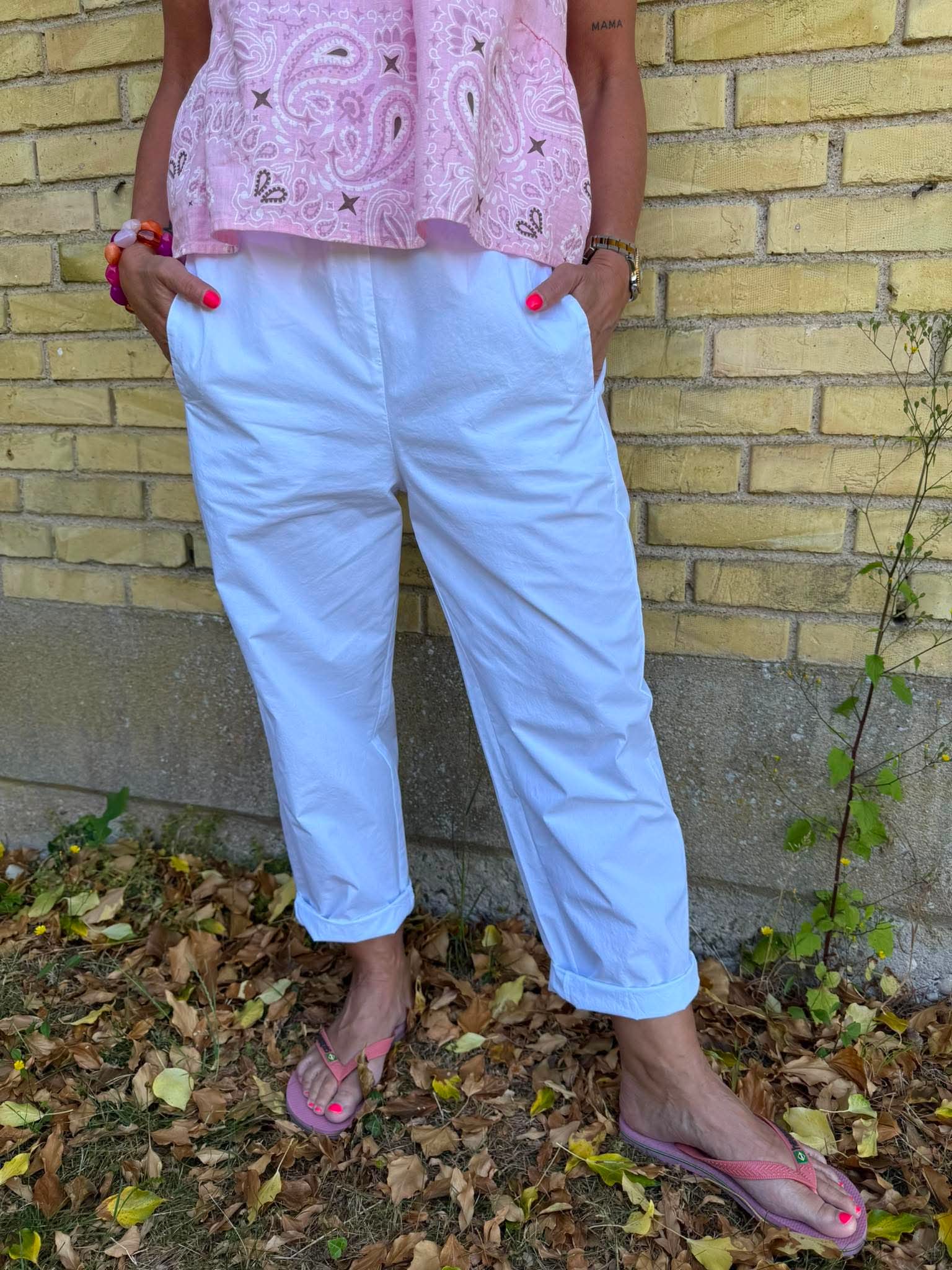 Gina Pants - Optical White