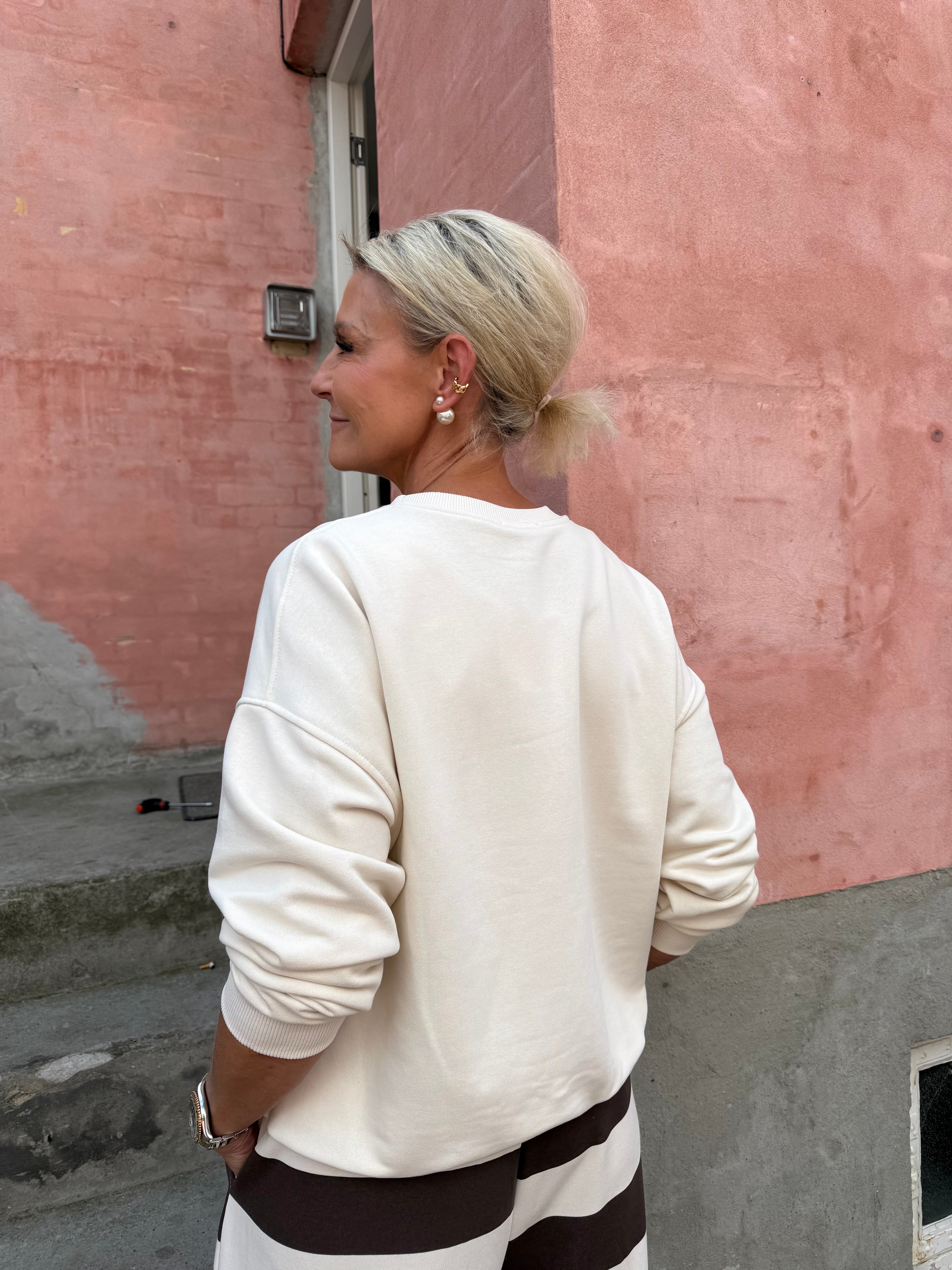 Club Amour Sweat - Beige/Brun