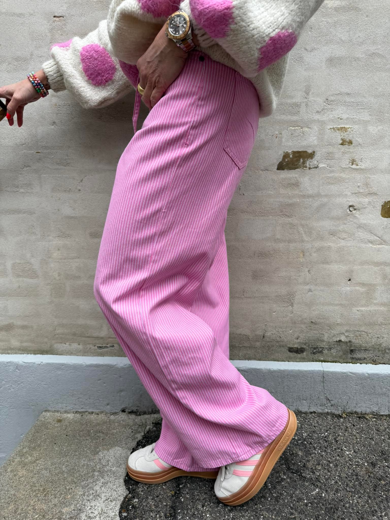 Ayna Pants - Pink Stripe