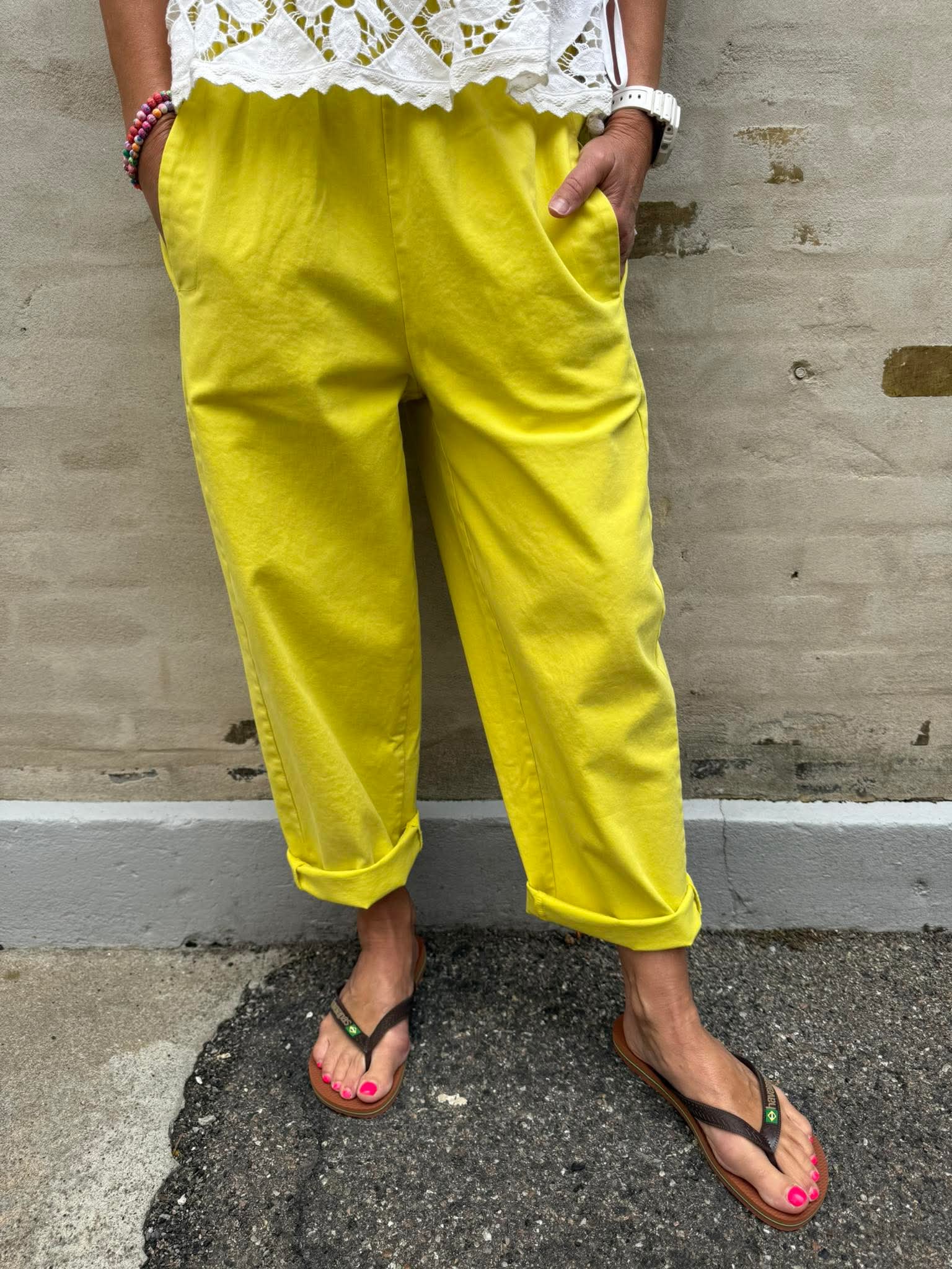 Dina Pants - Yellow