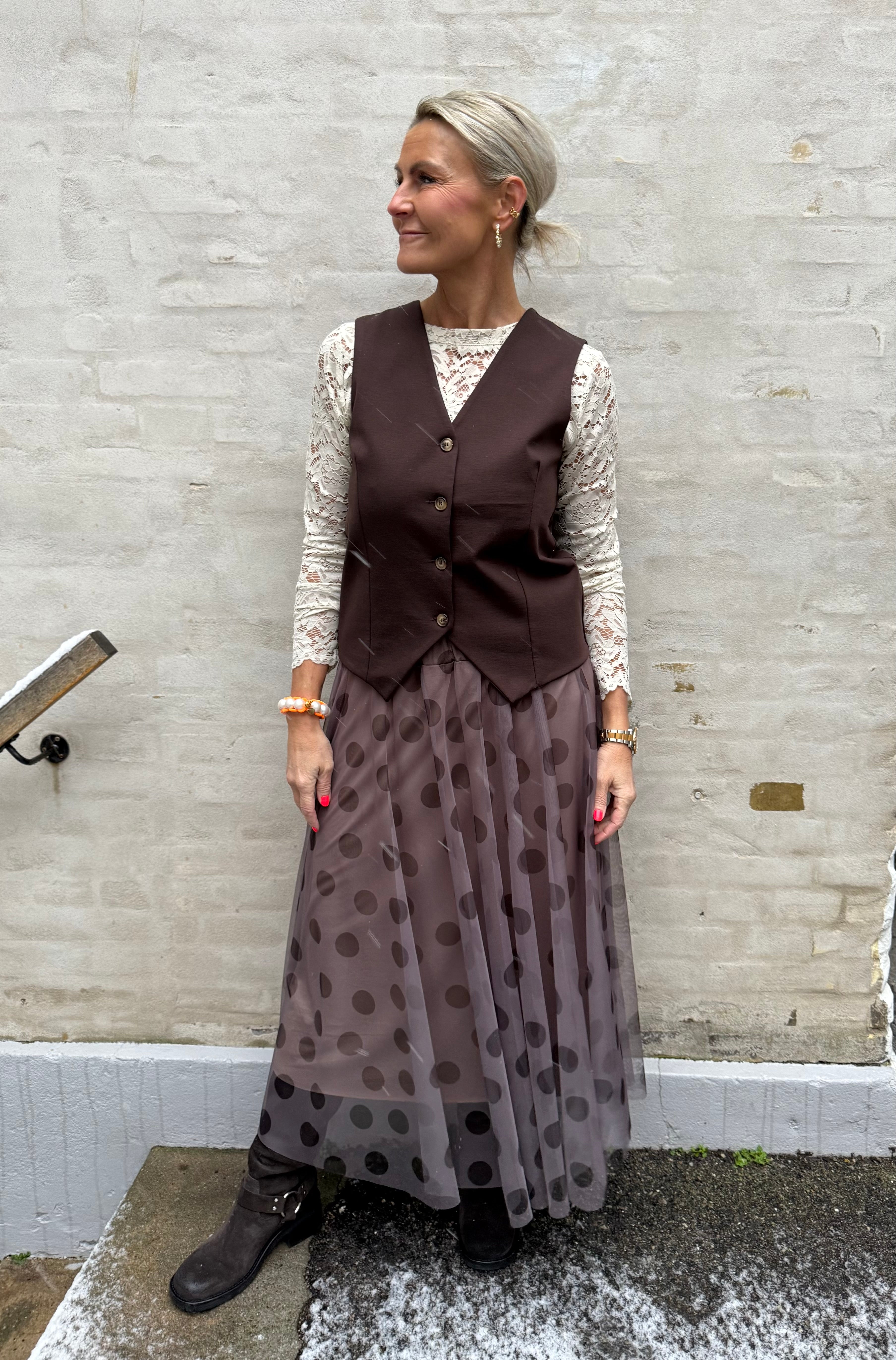 DAVI fritidsväst - Kaffe