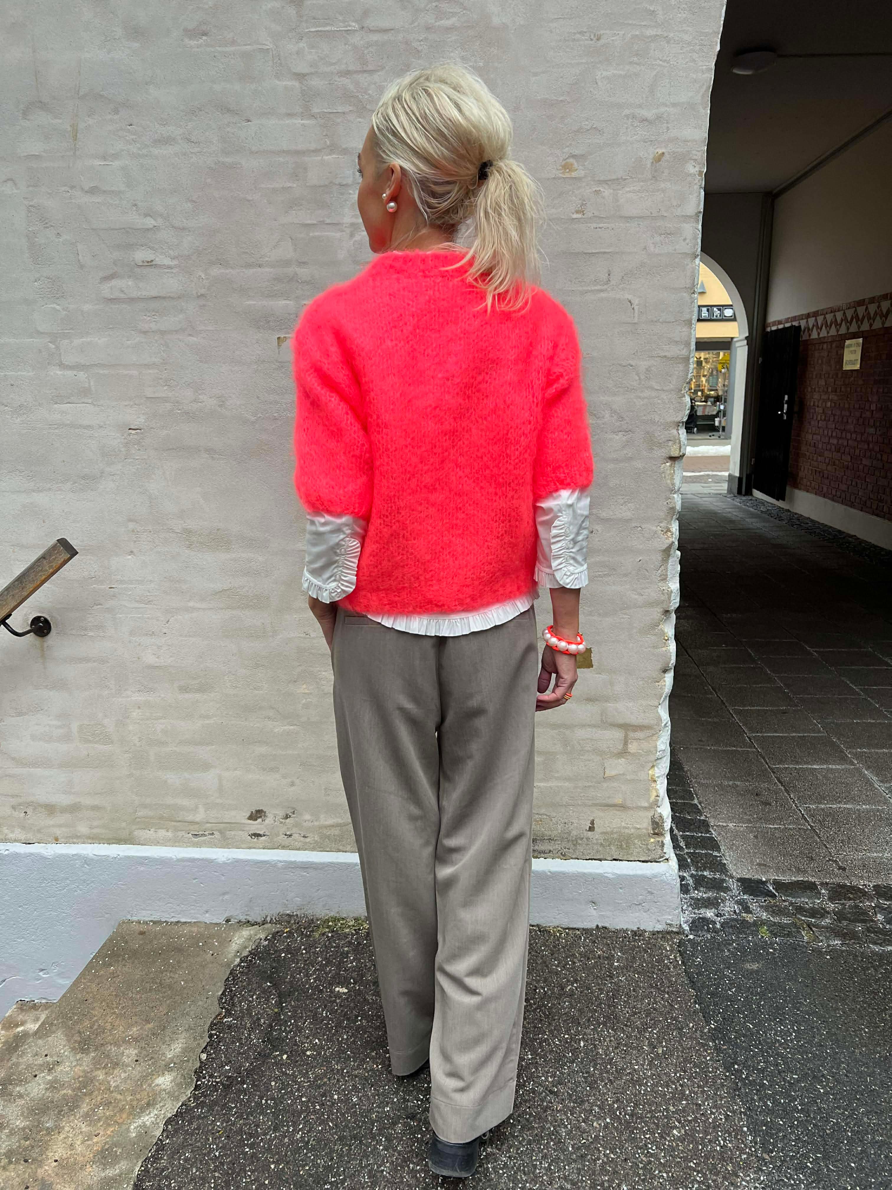 Renata Knit - Coral Mohair