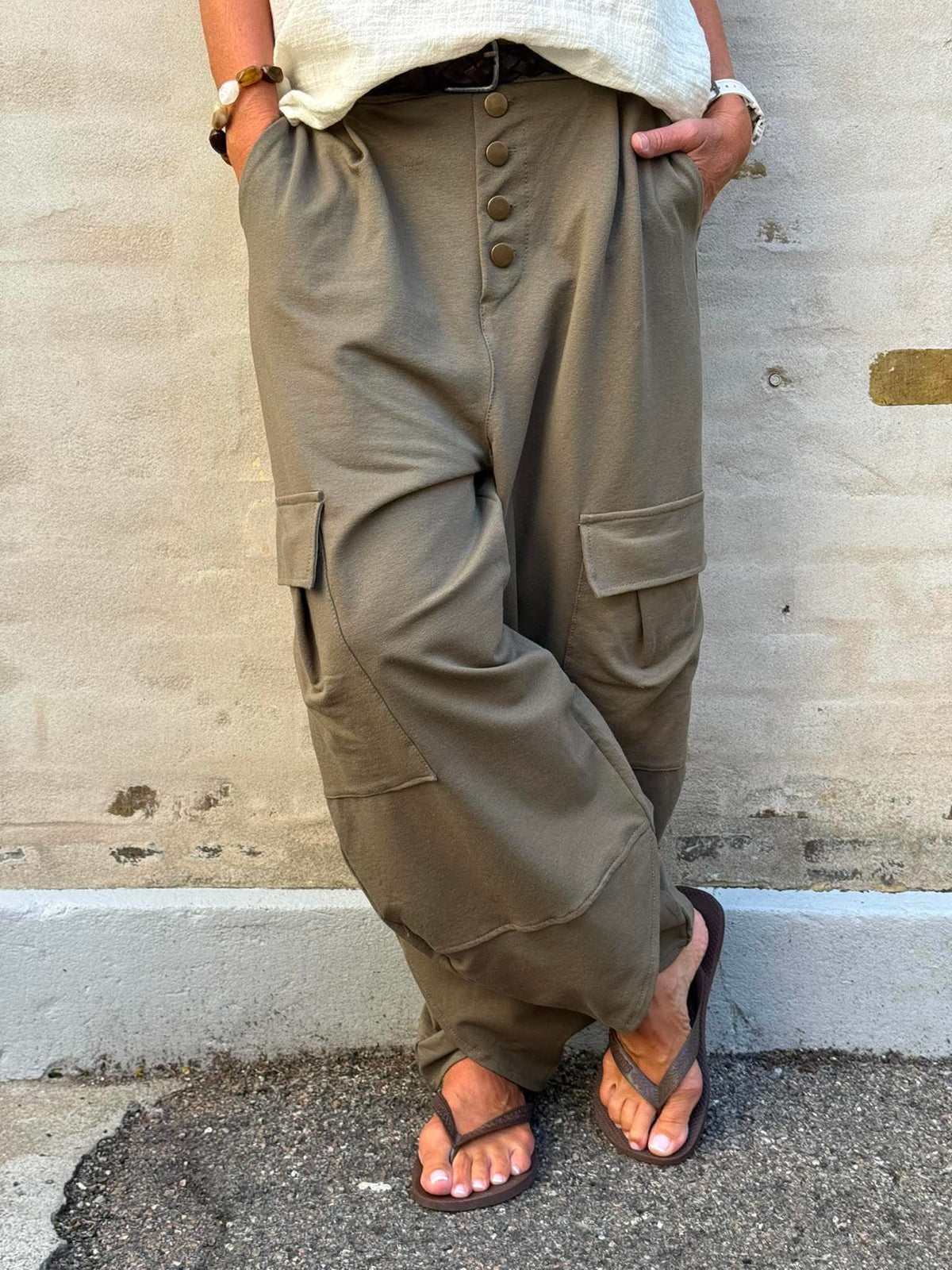 Amalfi Pants - Military
