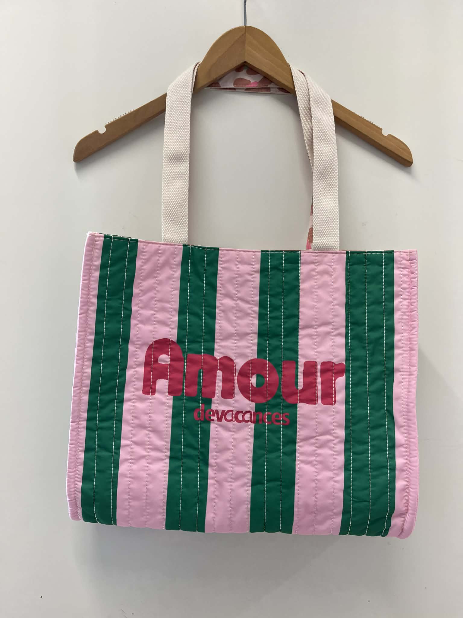 Amour De Vacances Big Bag - Grön/Rosa