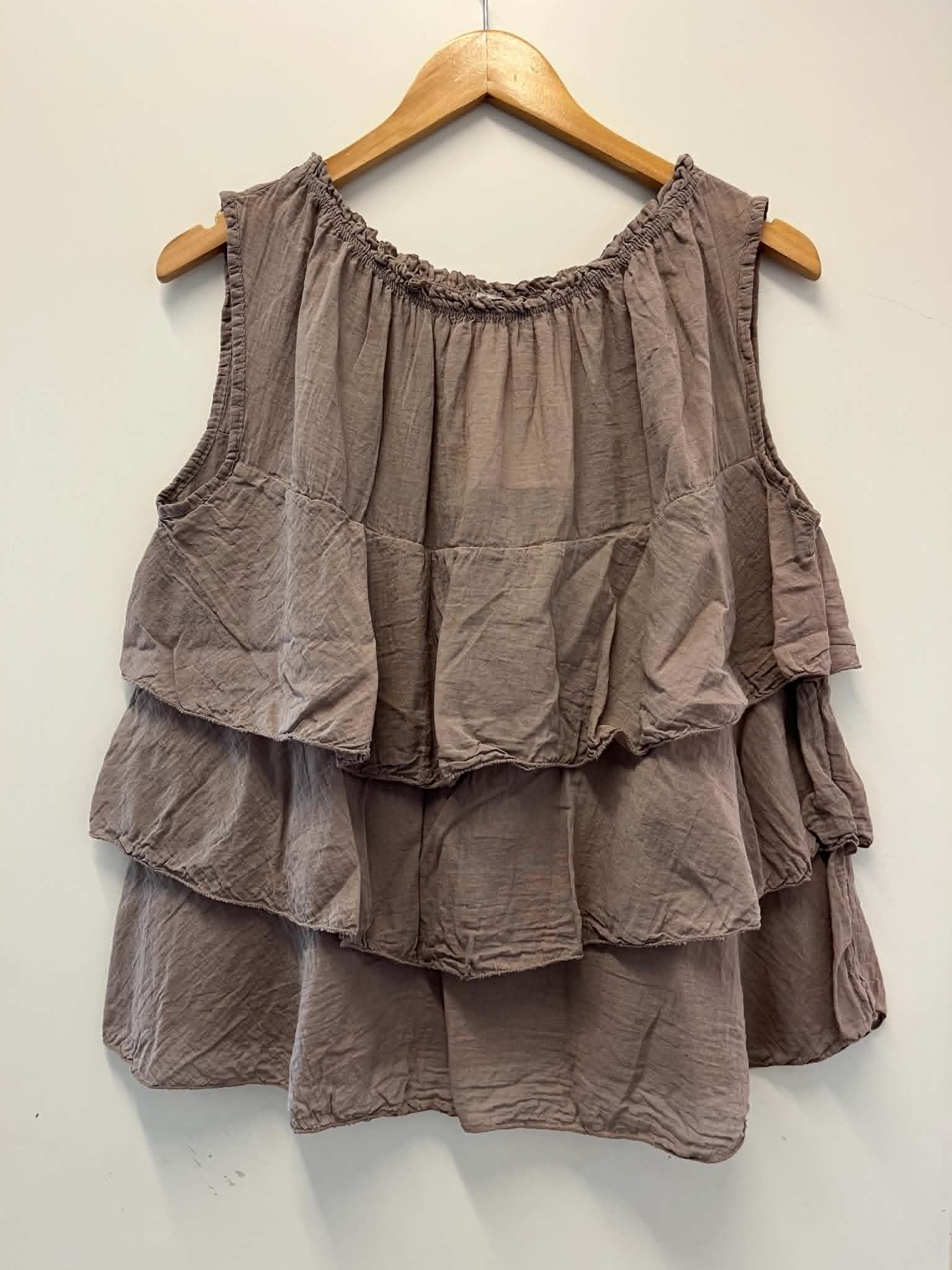 Ruffle Top - Fango