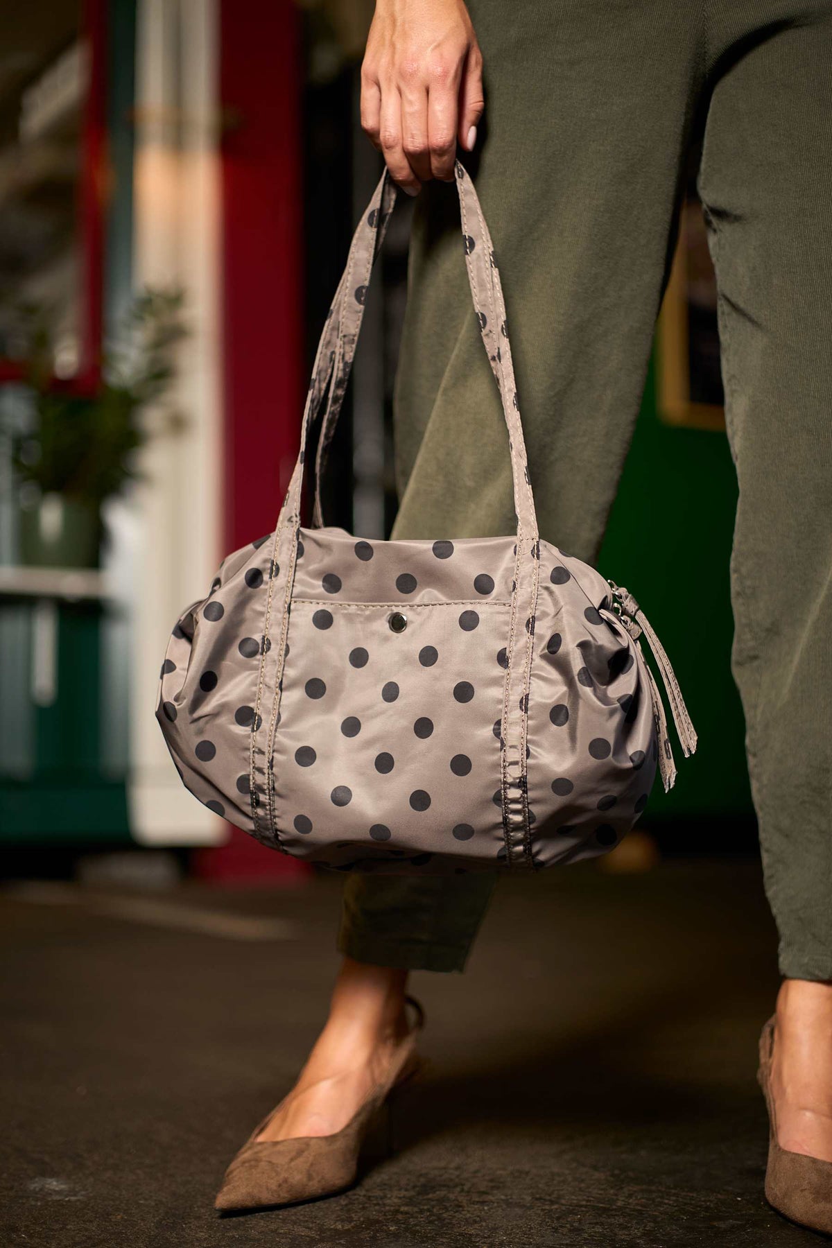 DENA Dotted Bag - Dark Taupe