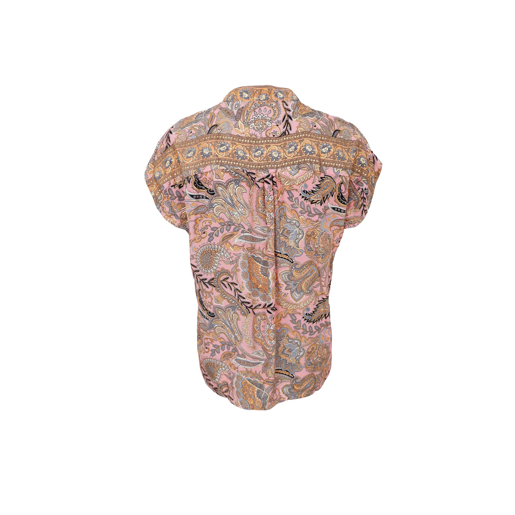 LUNA Andrea s/s blouse - Imperial Rose