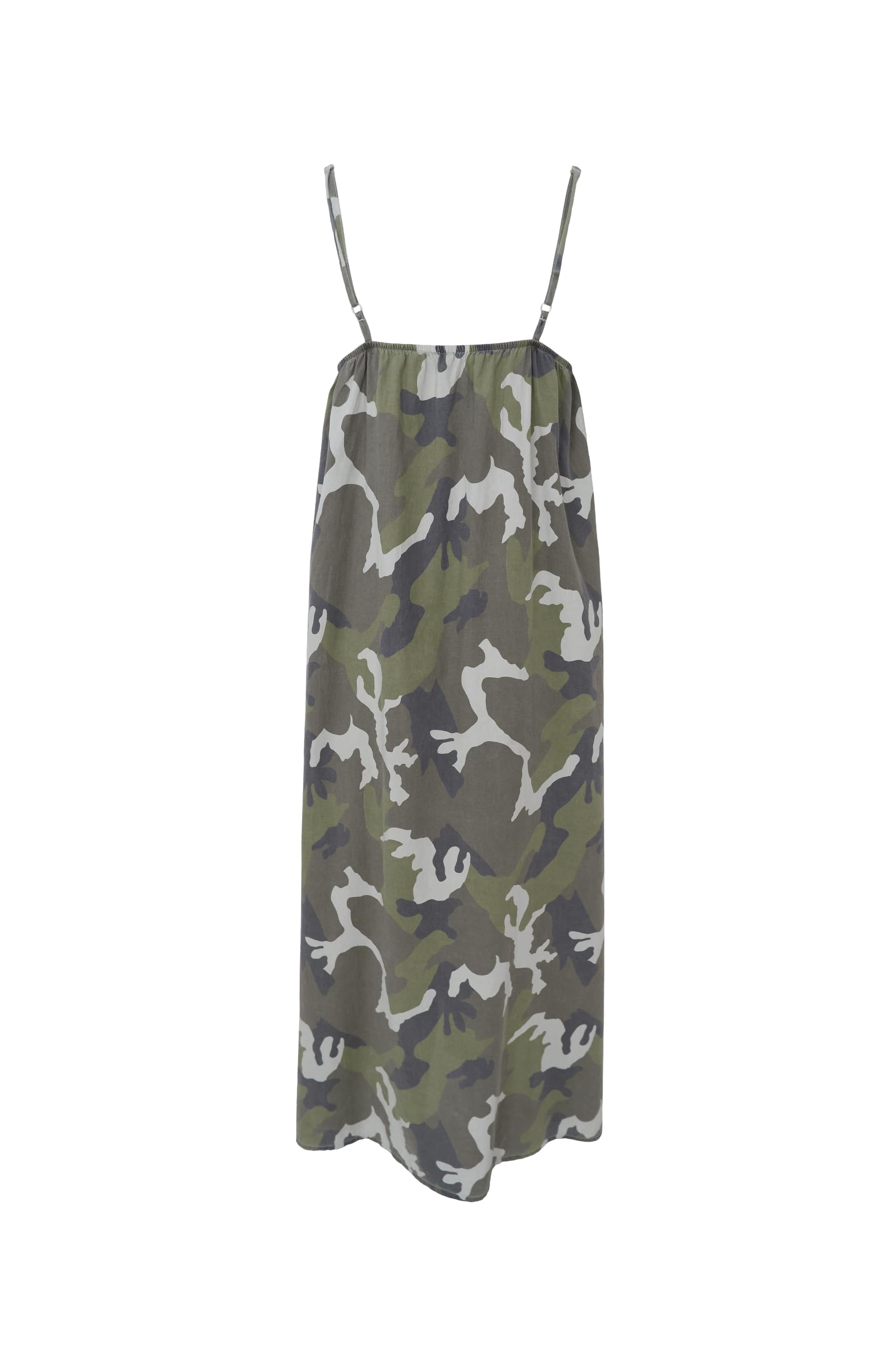 MINNA strap dress - Camoflage