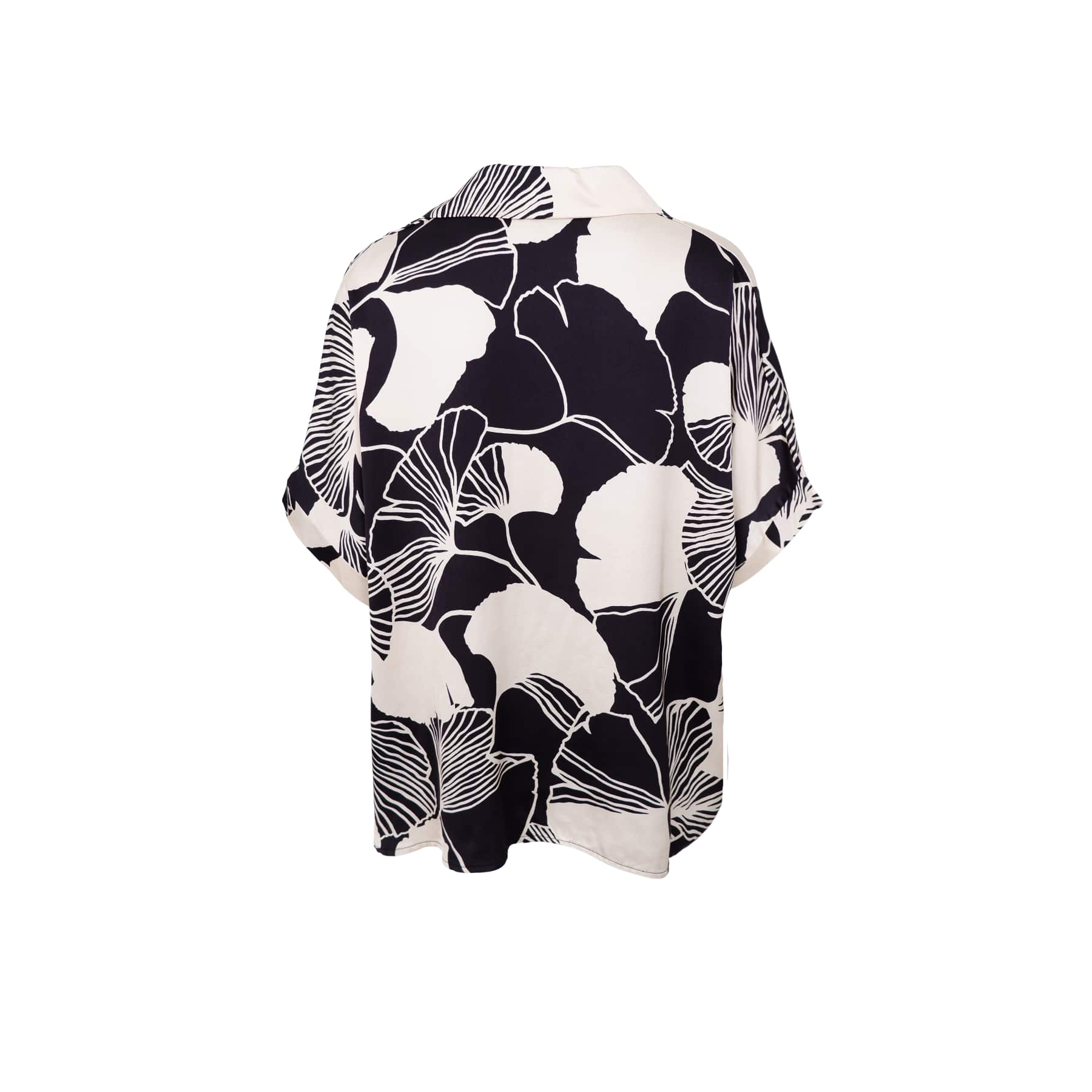 Waterlily Blouse - Black Creme