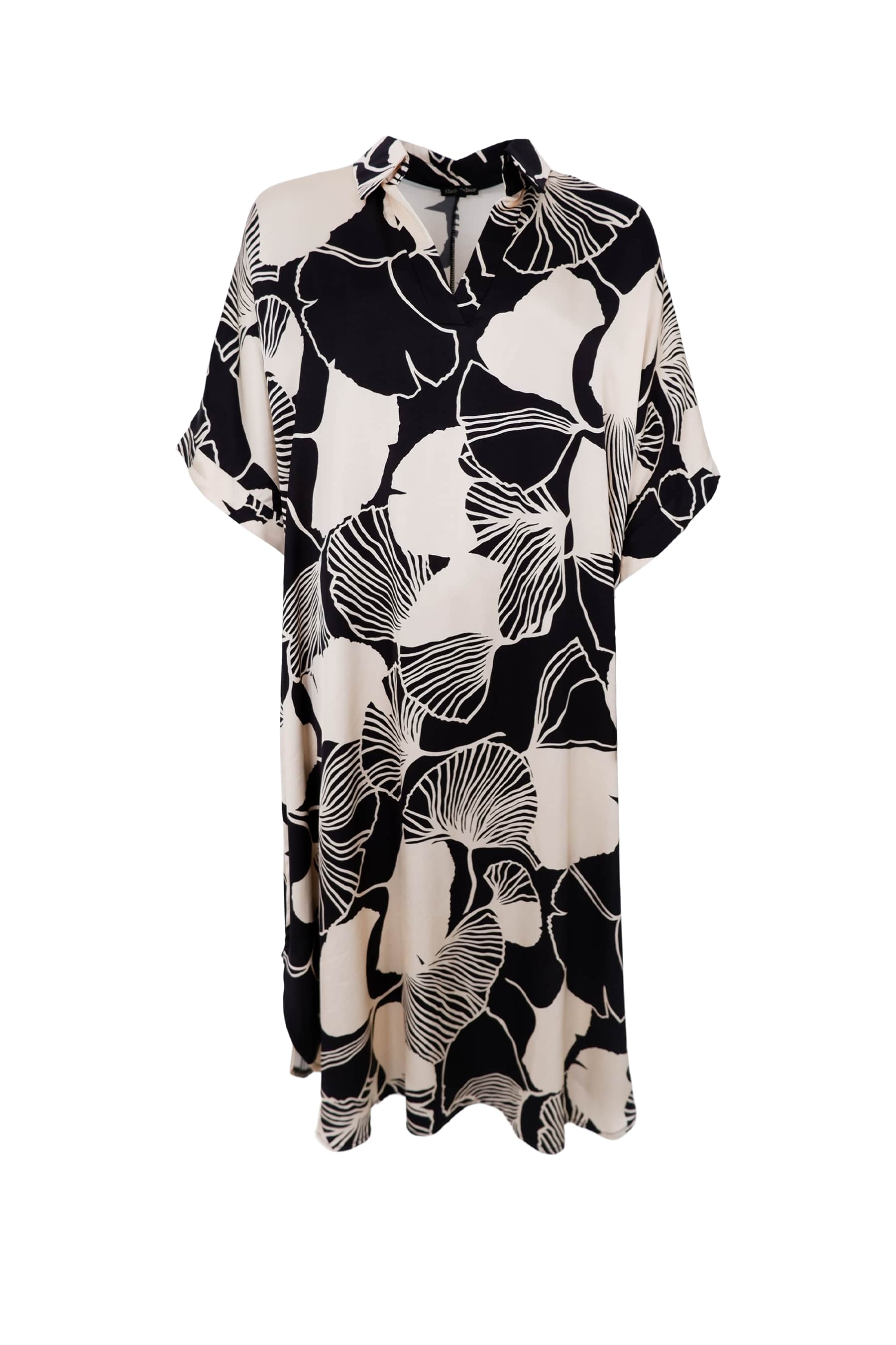 Waterlily Dress - Black Creme