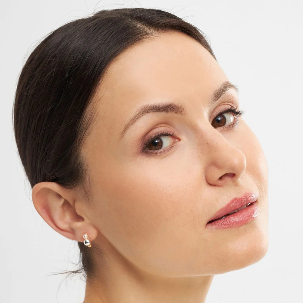 Bouquet Drip örhänge 1 st - Guldpläterad