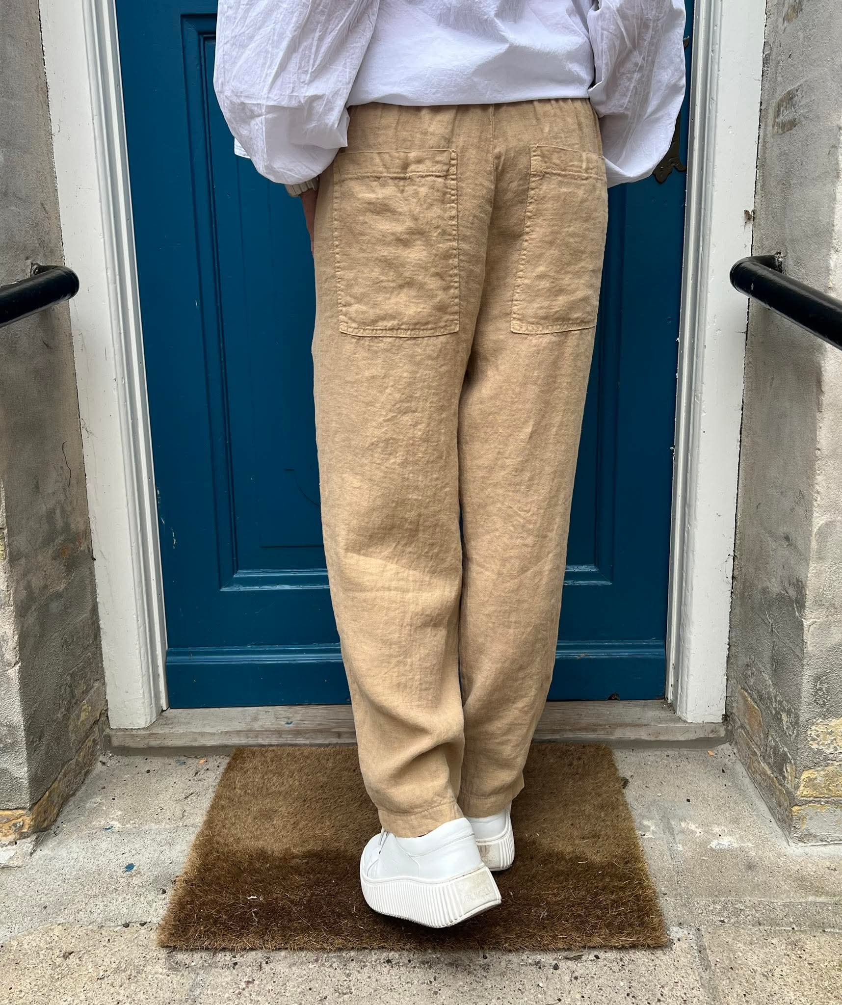 Lotus Linnen Pants - Moonstone