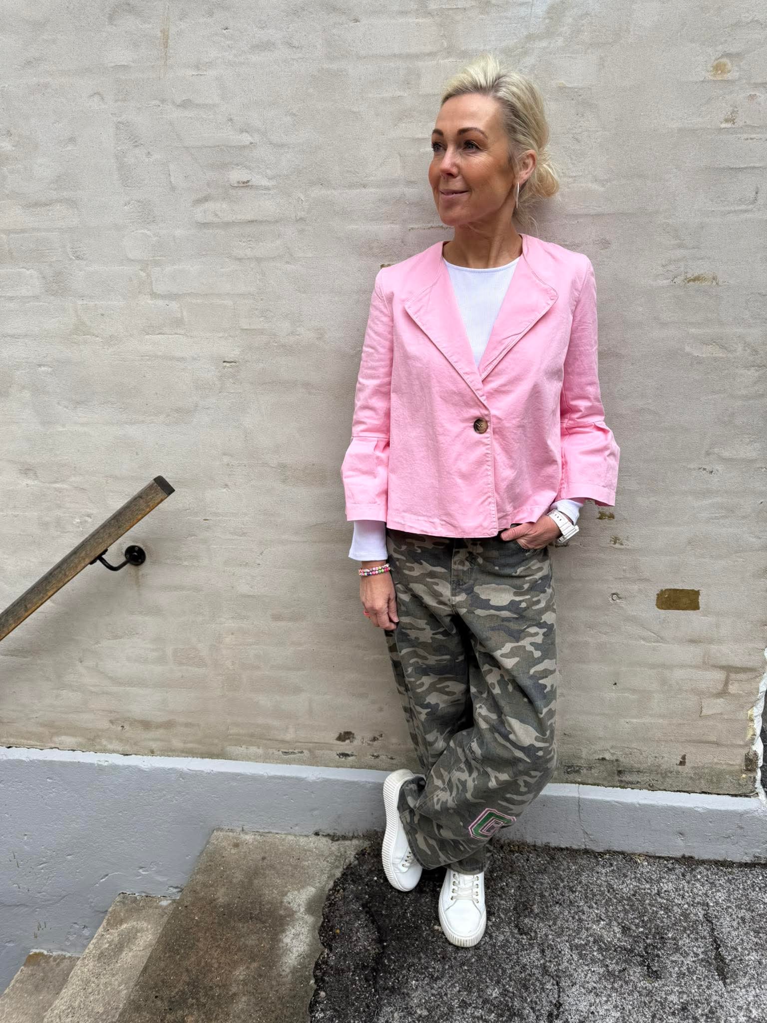 Camilja Barrel Pants - Kamouflage