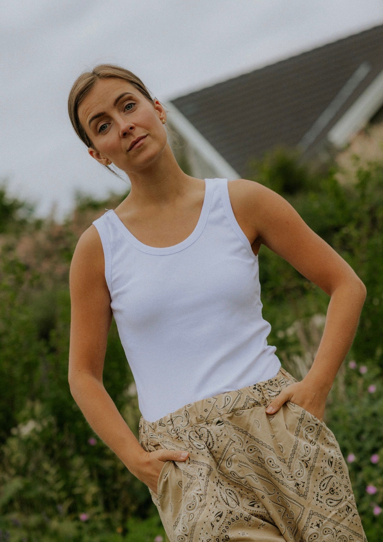Everyday Basic Blus - Vit
