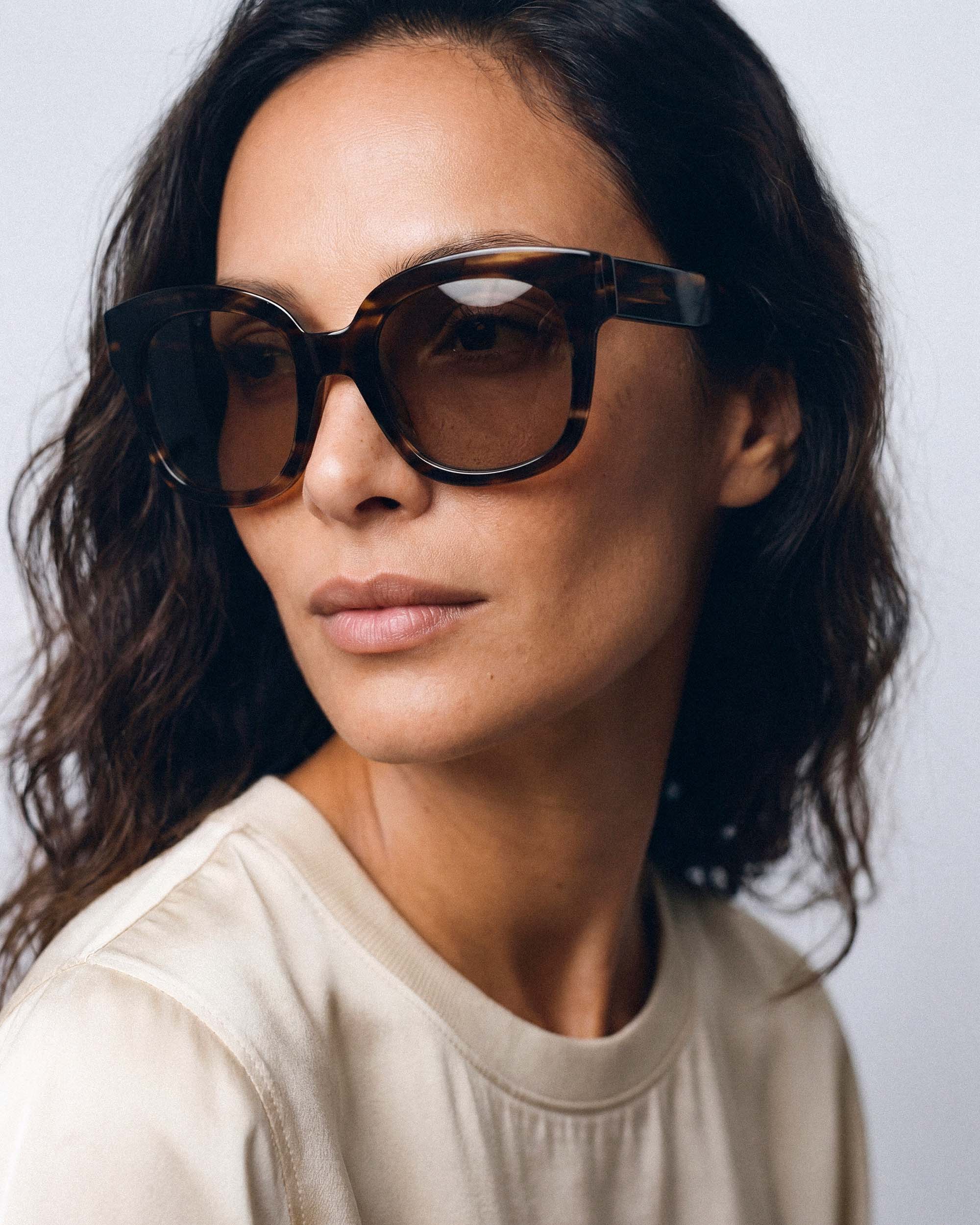 Chloe dark brown - Sunglasses