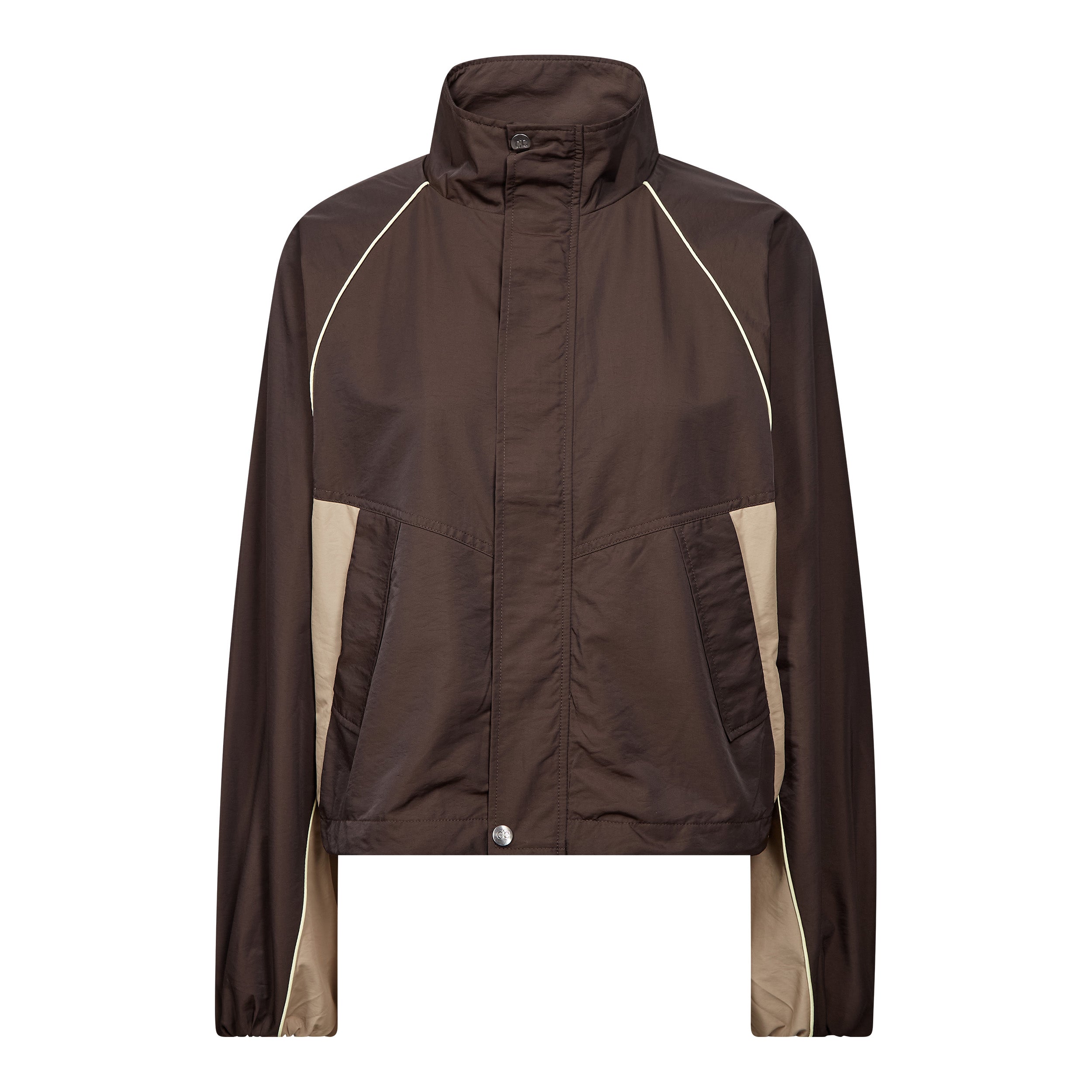 PREORDER-AloraCC Block Jacket - Dark Brown