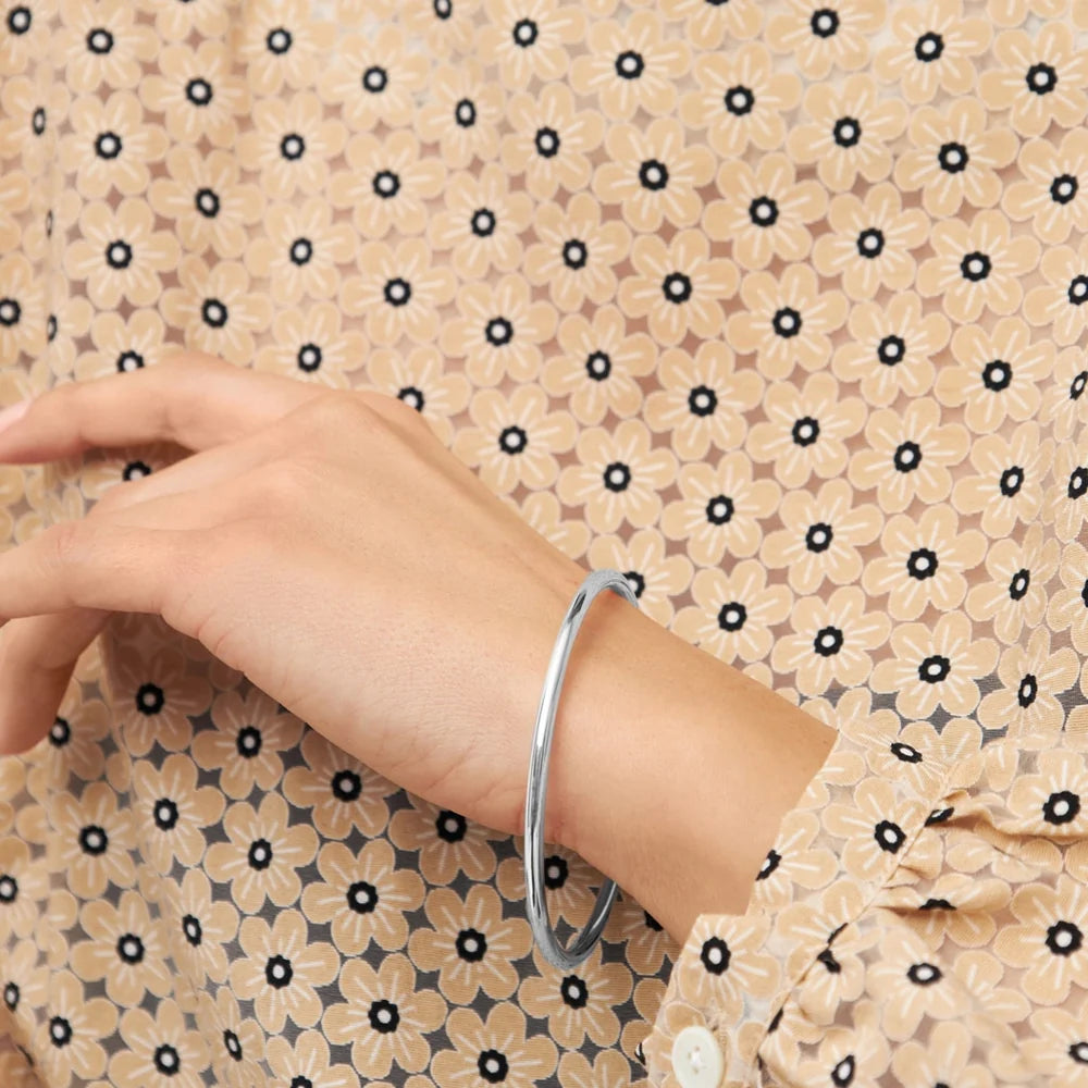 färg armband armband glänsande silver