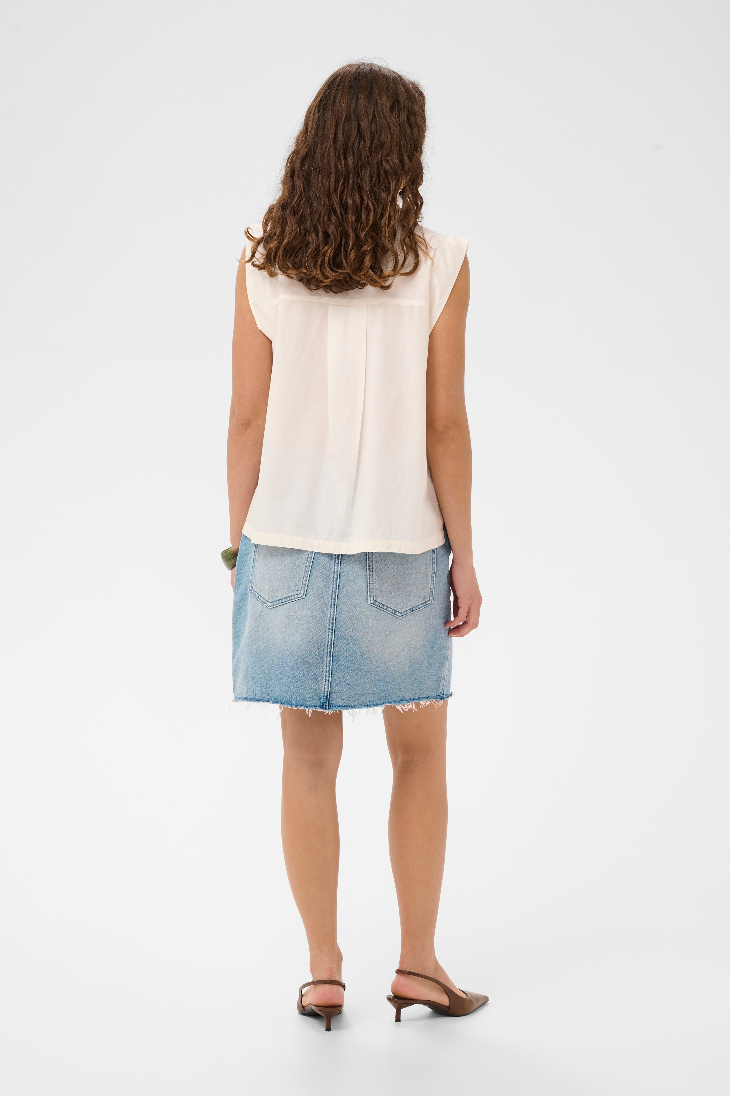 Alvild Olena SL Shirt - Spring Gardenia