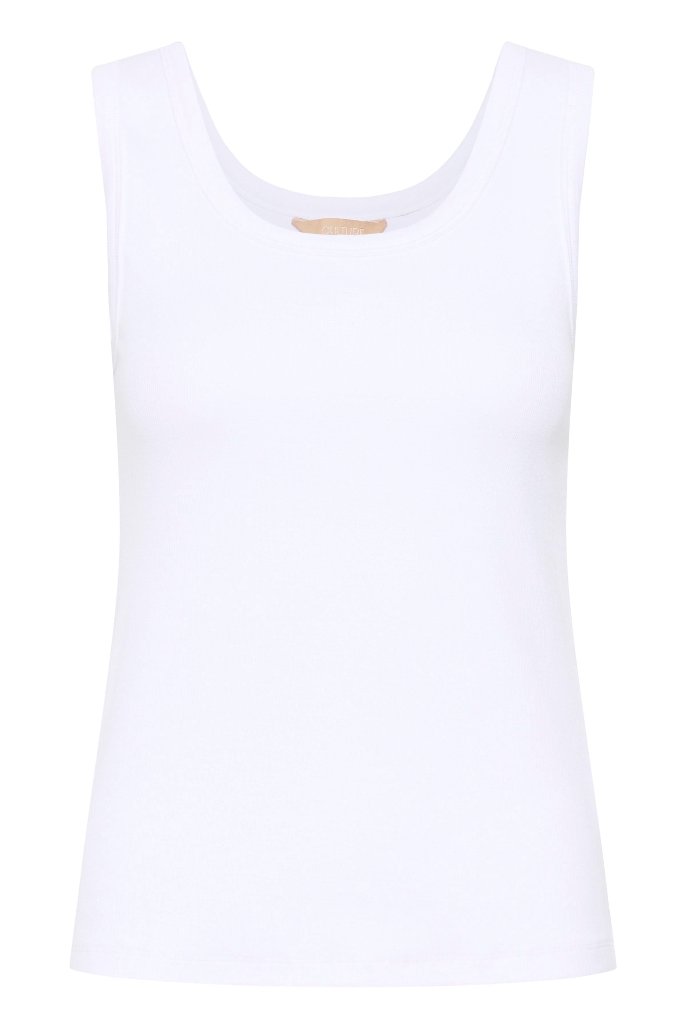 Alyssa Rib Tanktop - White