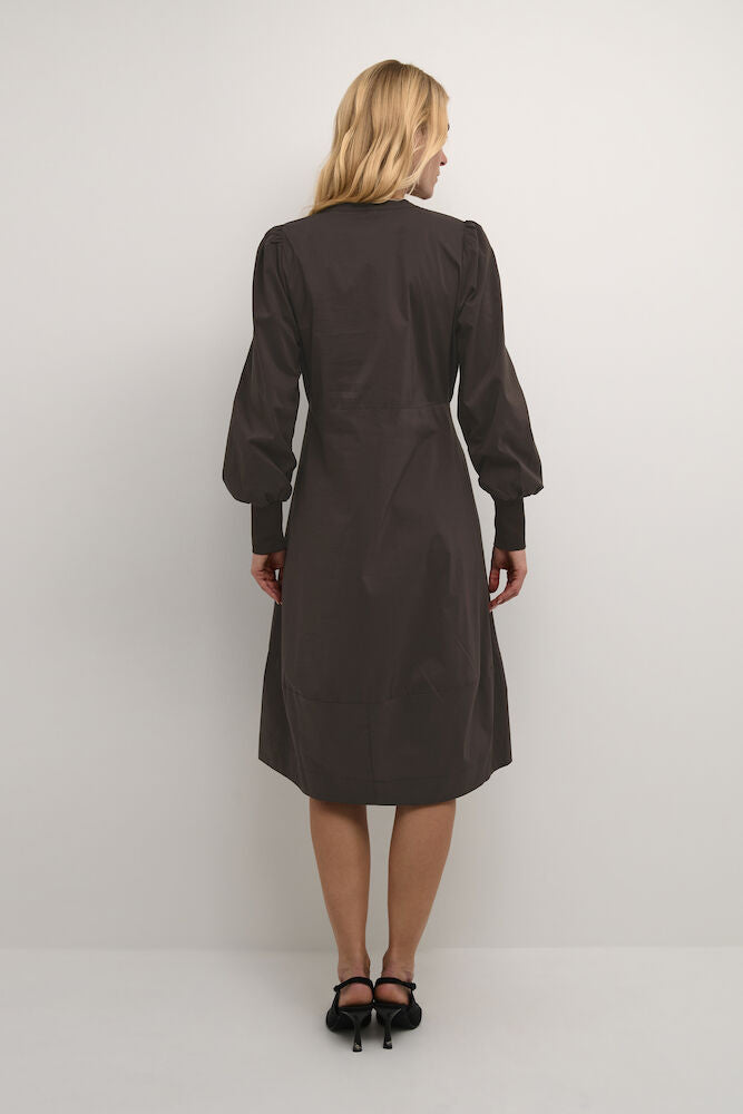 Antoinett Rib Dress - Demitase