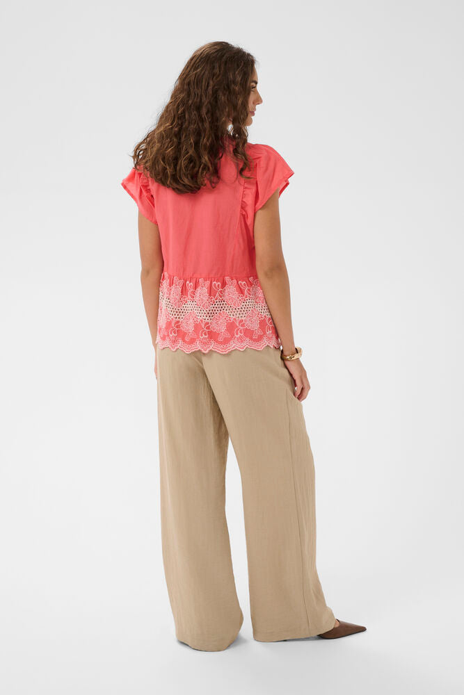 Denio Blouse - Sugar Coral