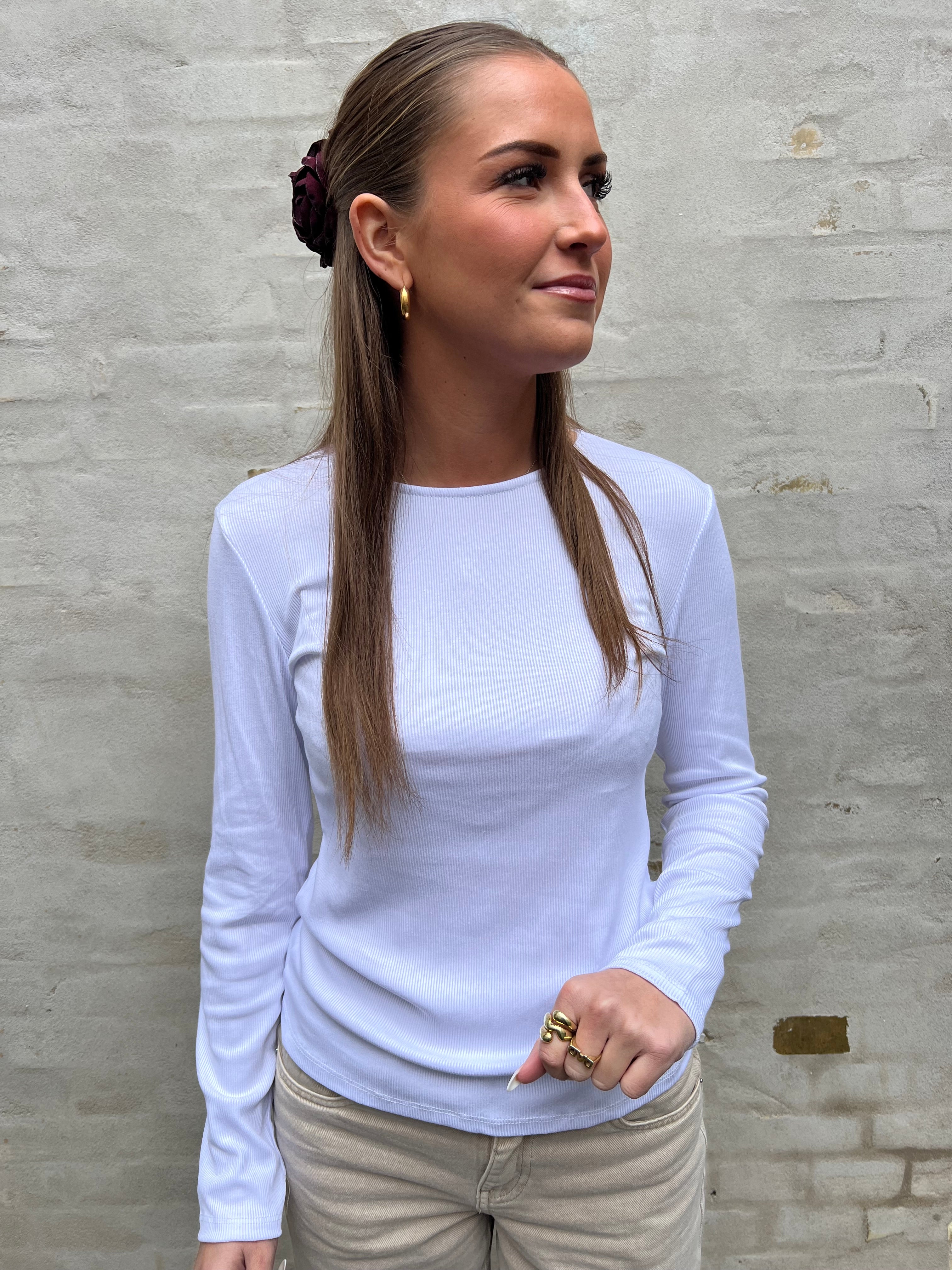 Everyday Basic Blus - Vit