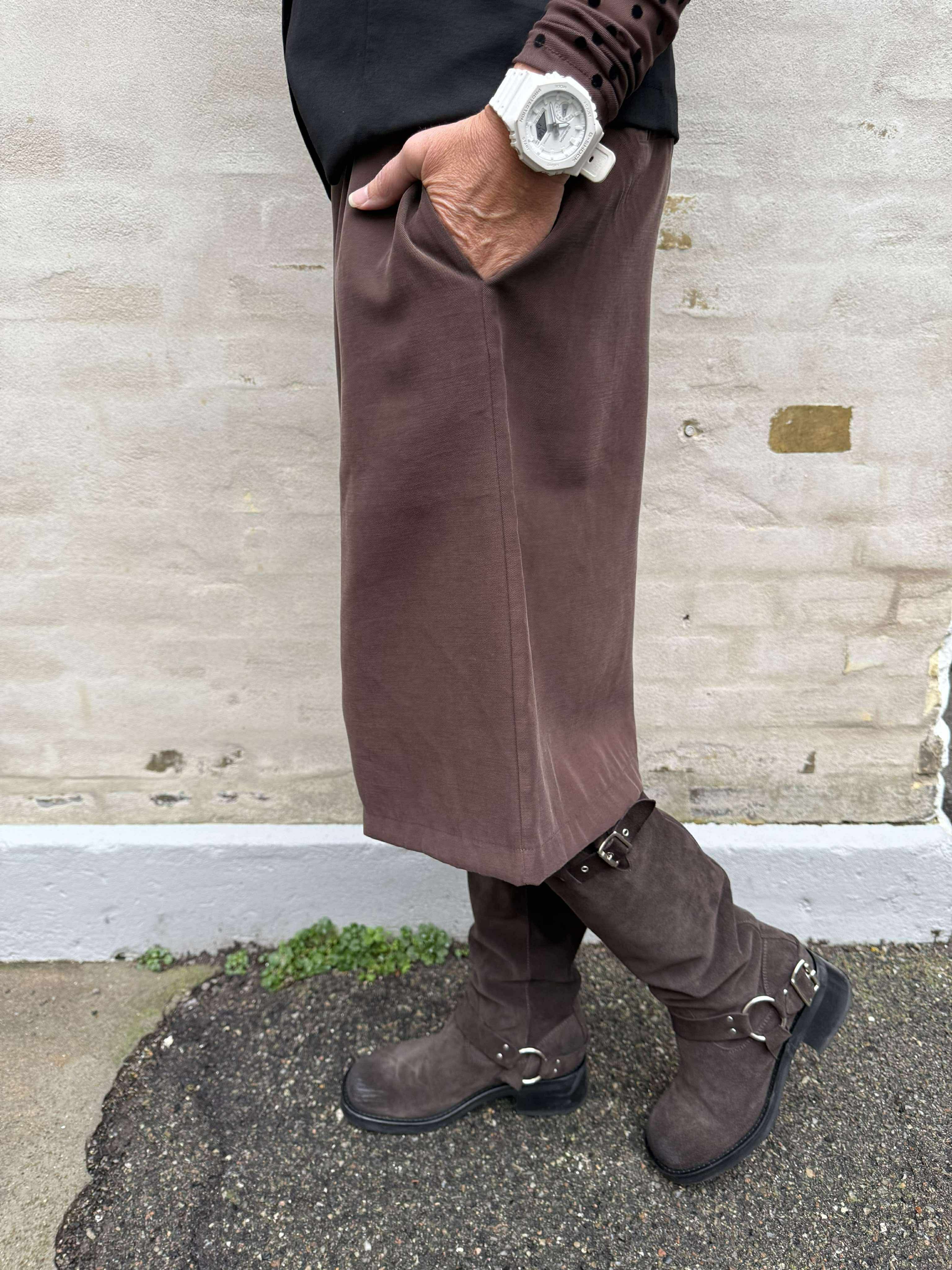 CASBA långa shorts - Kaffe