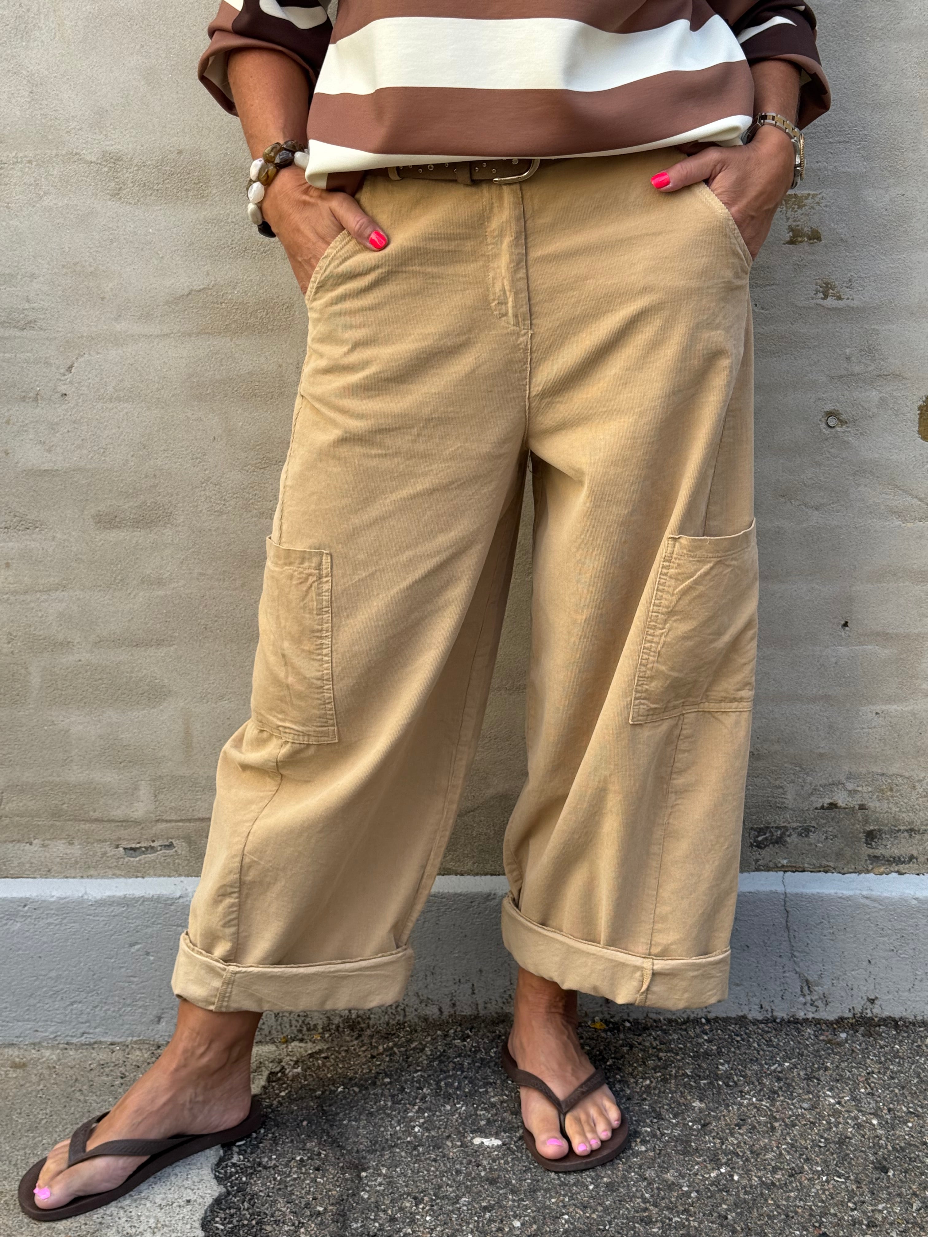 Corduroy Pants - Beige