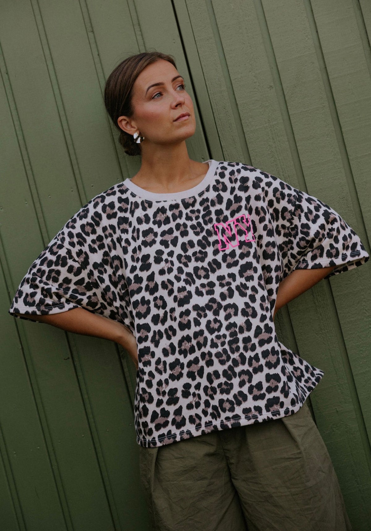 Leo Sweat Tee - Animalier