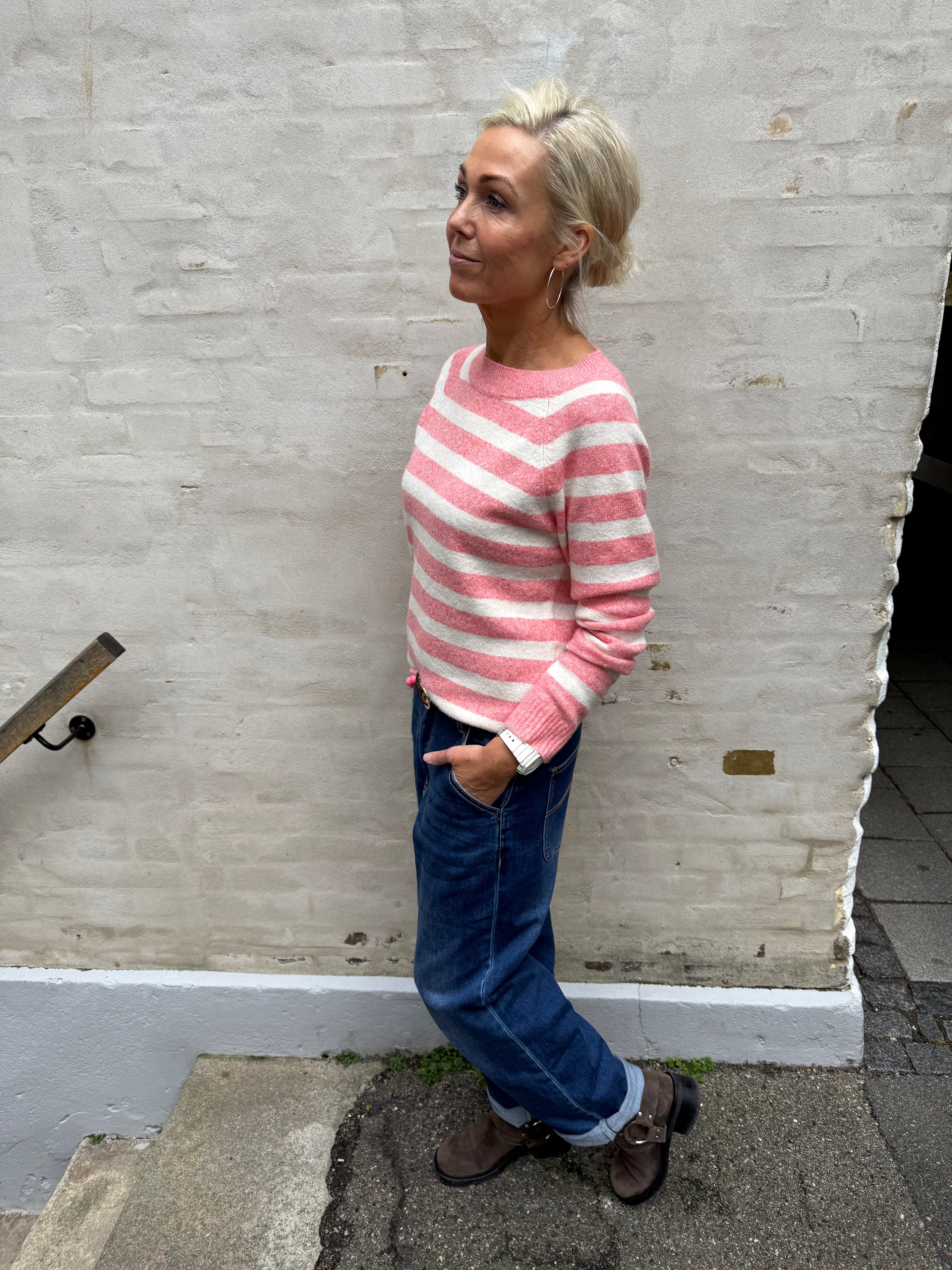 DOFFY O-HALS BLUS - Coral Paradise/BJÖRK