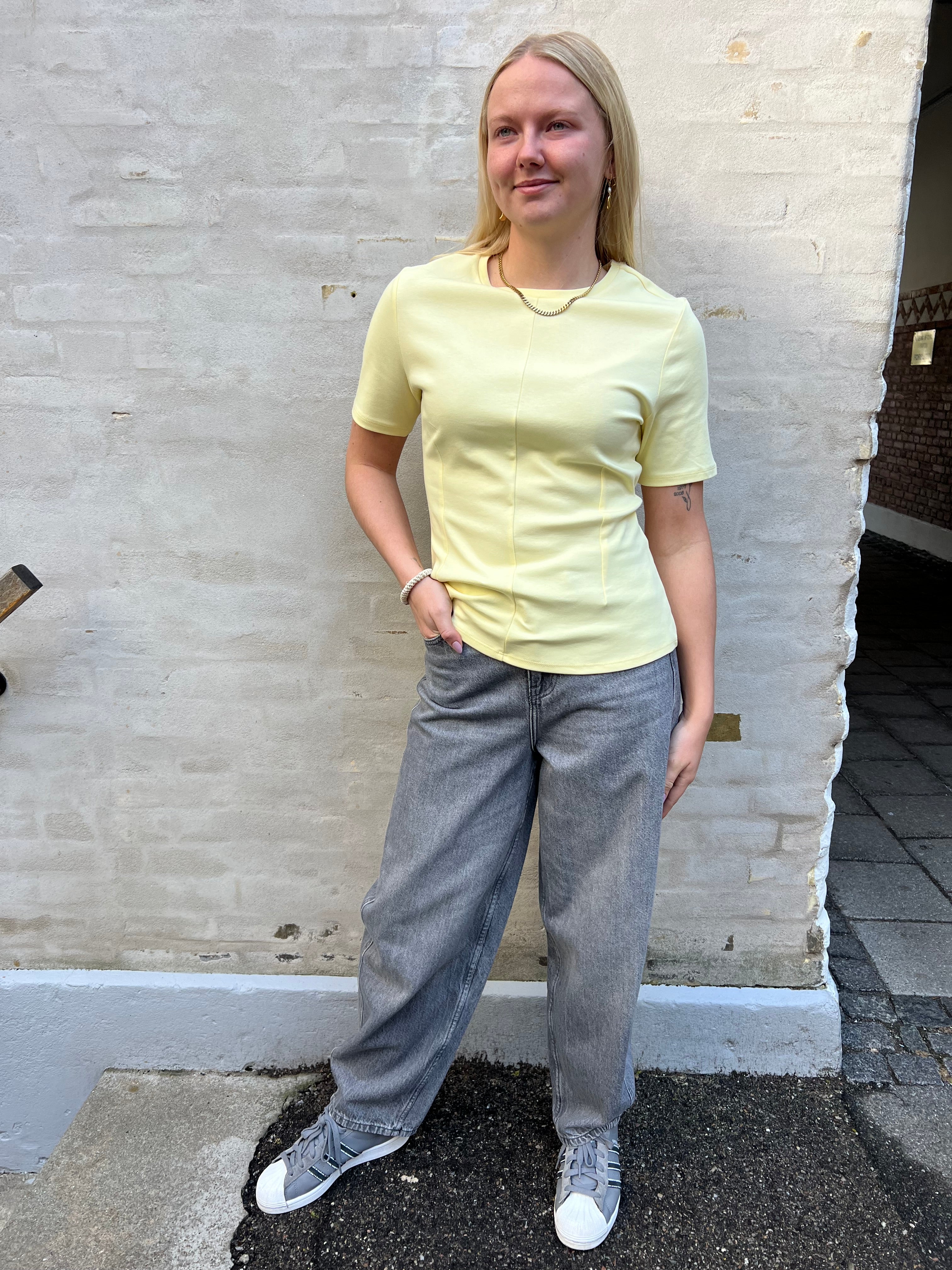 JDYEVA SS TOP - Fransk Vanilj