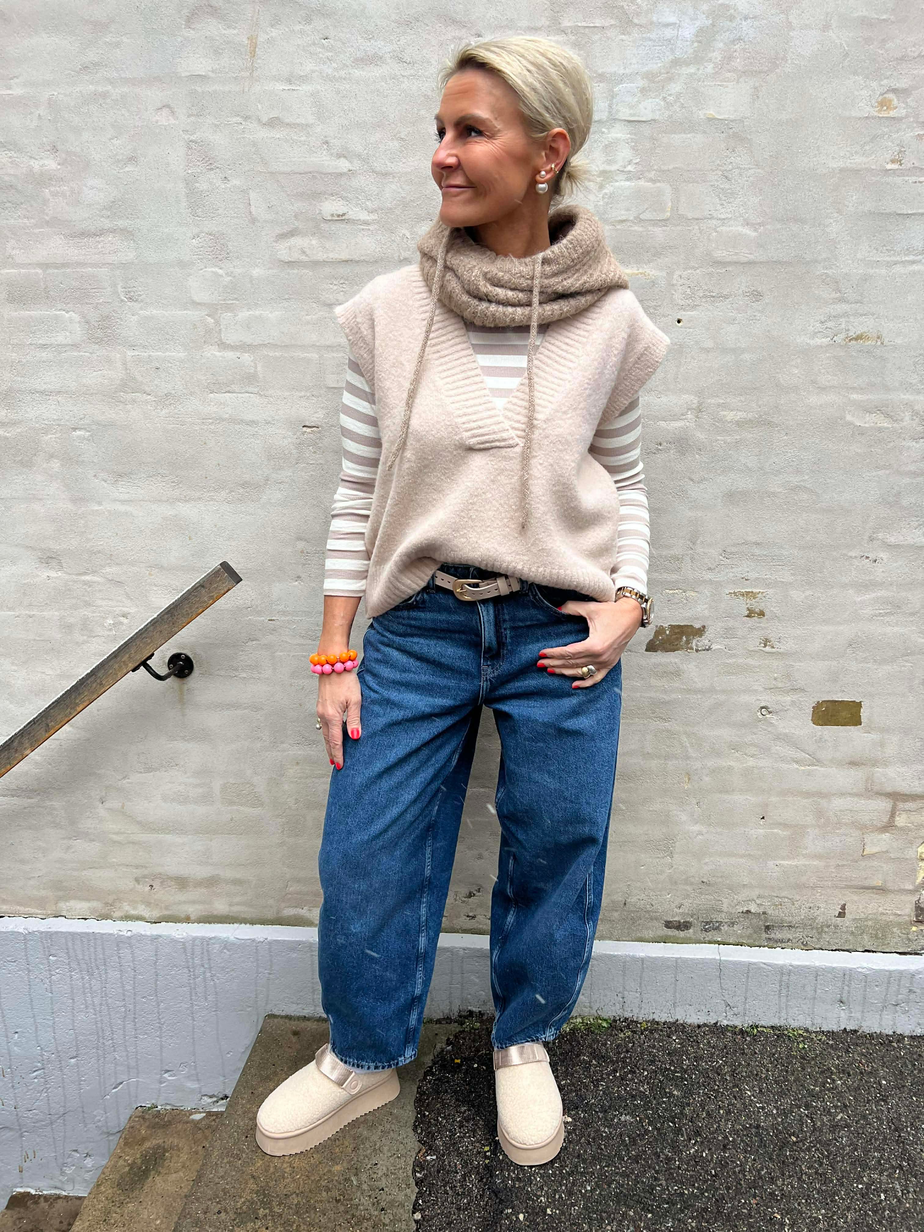 JDYSUSIA MW BARREL - Medium Blue Denim