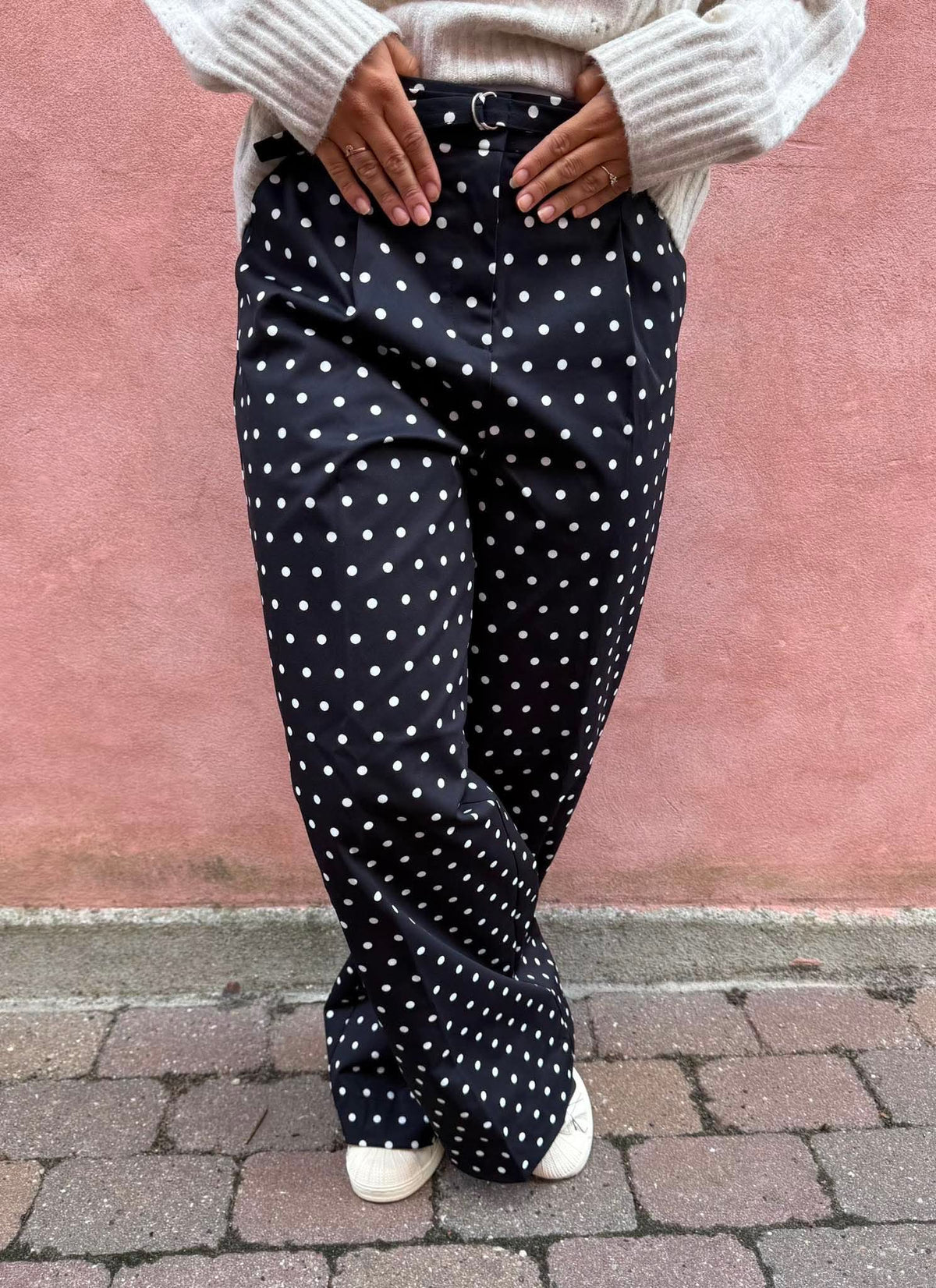 Malba Dot Pants - Black