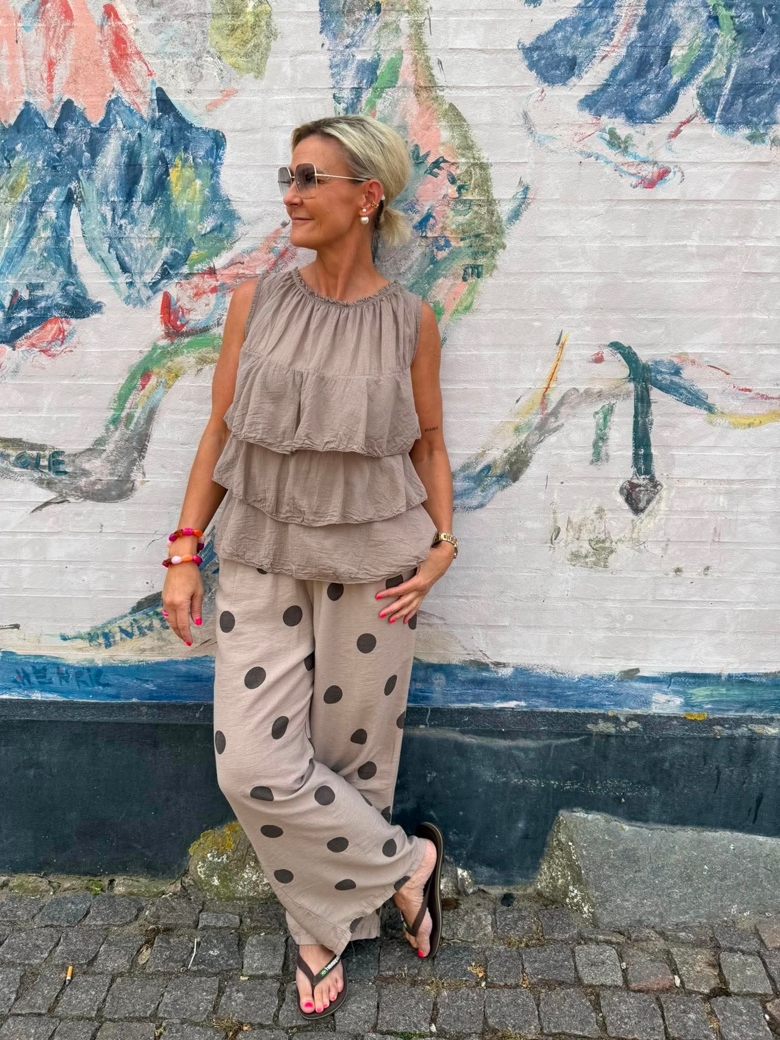 Ruffle Top - Fango