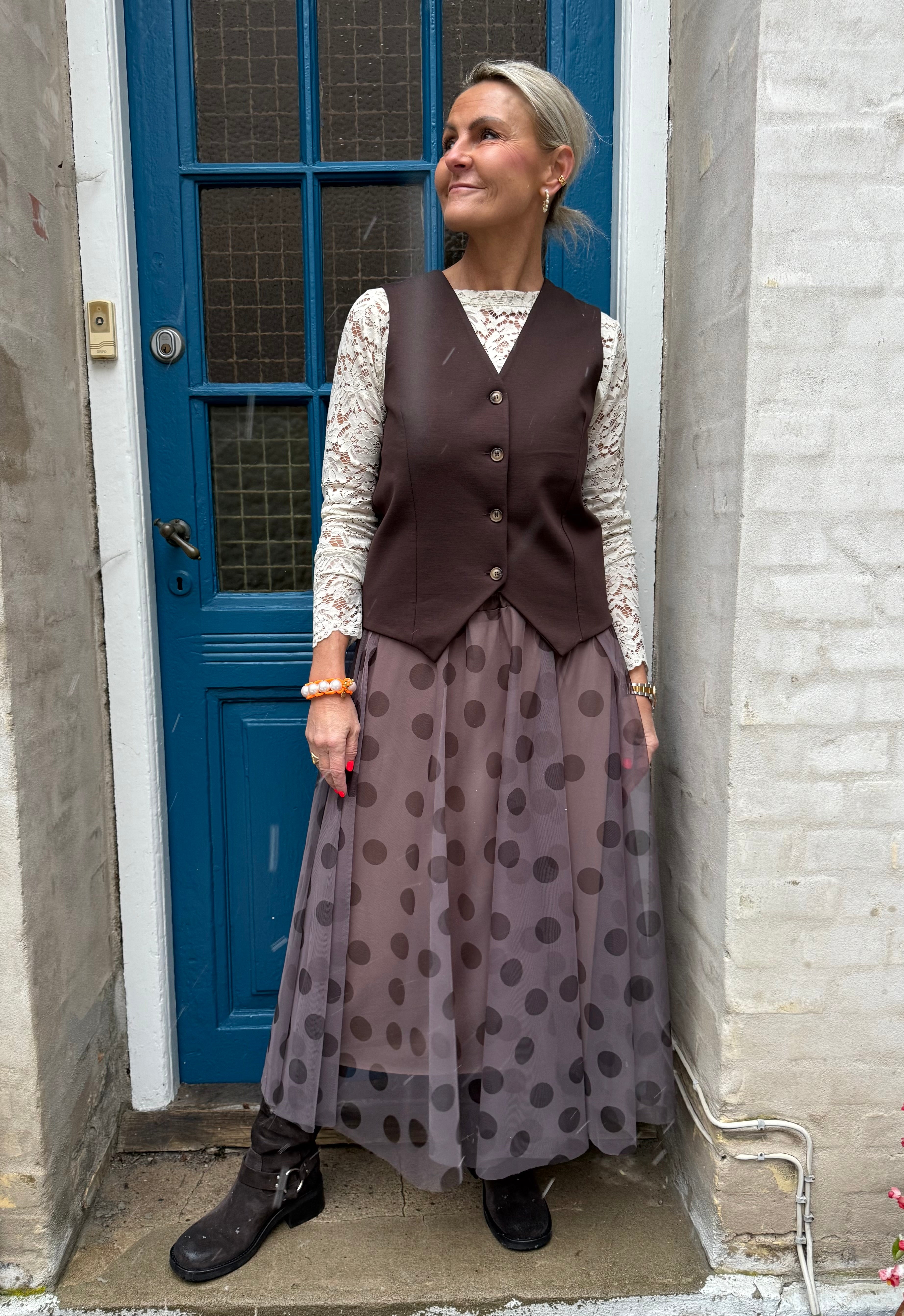 DAVI fritidsväst - Kaffe