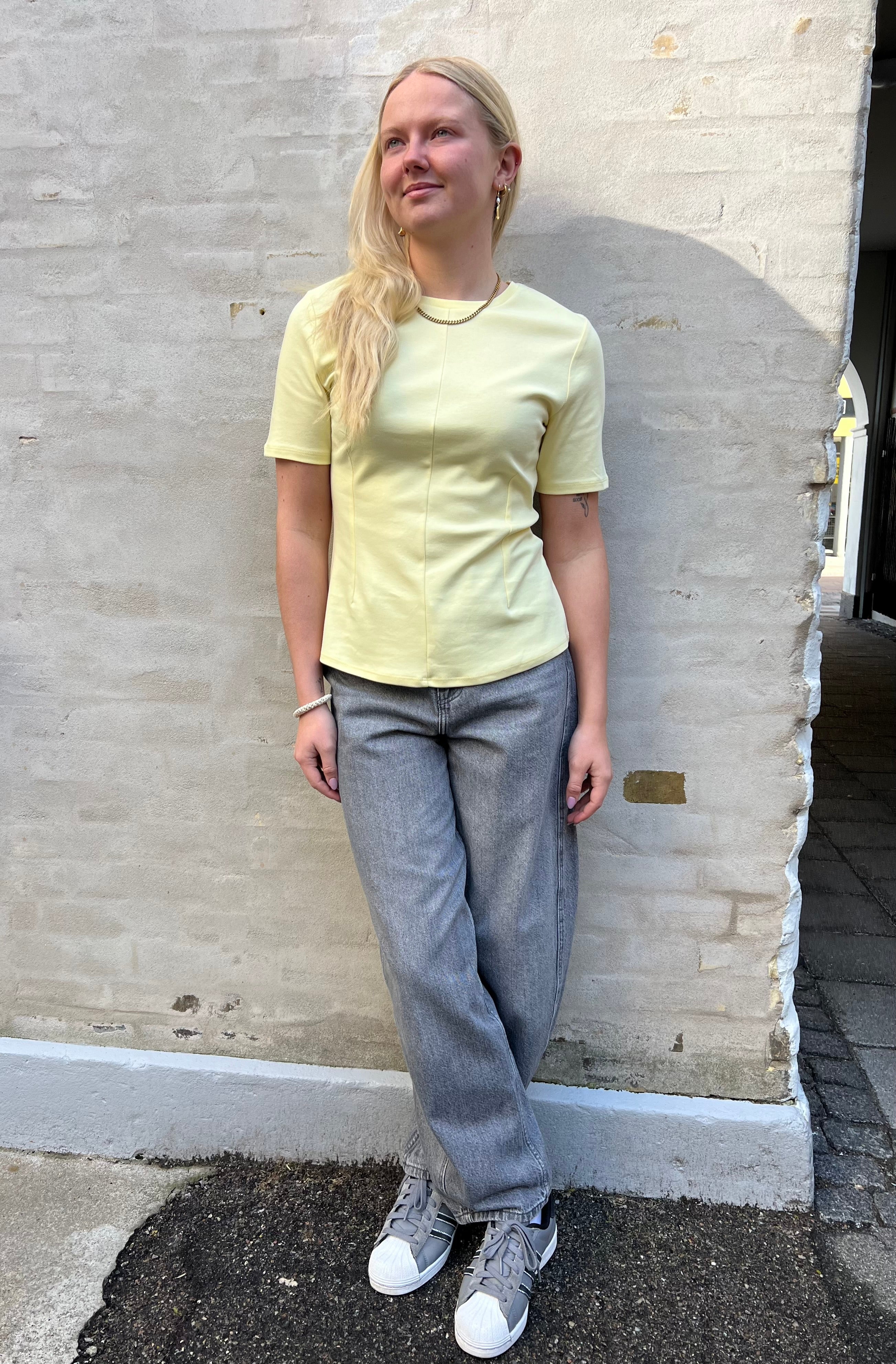 JDYEVA SS TOP - Fransk Vanilj