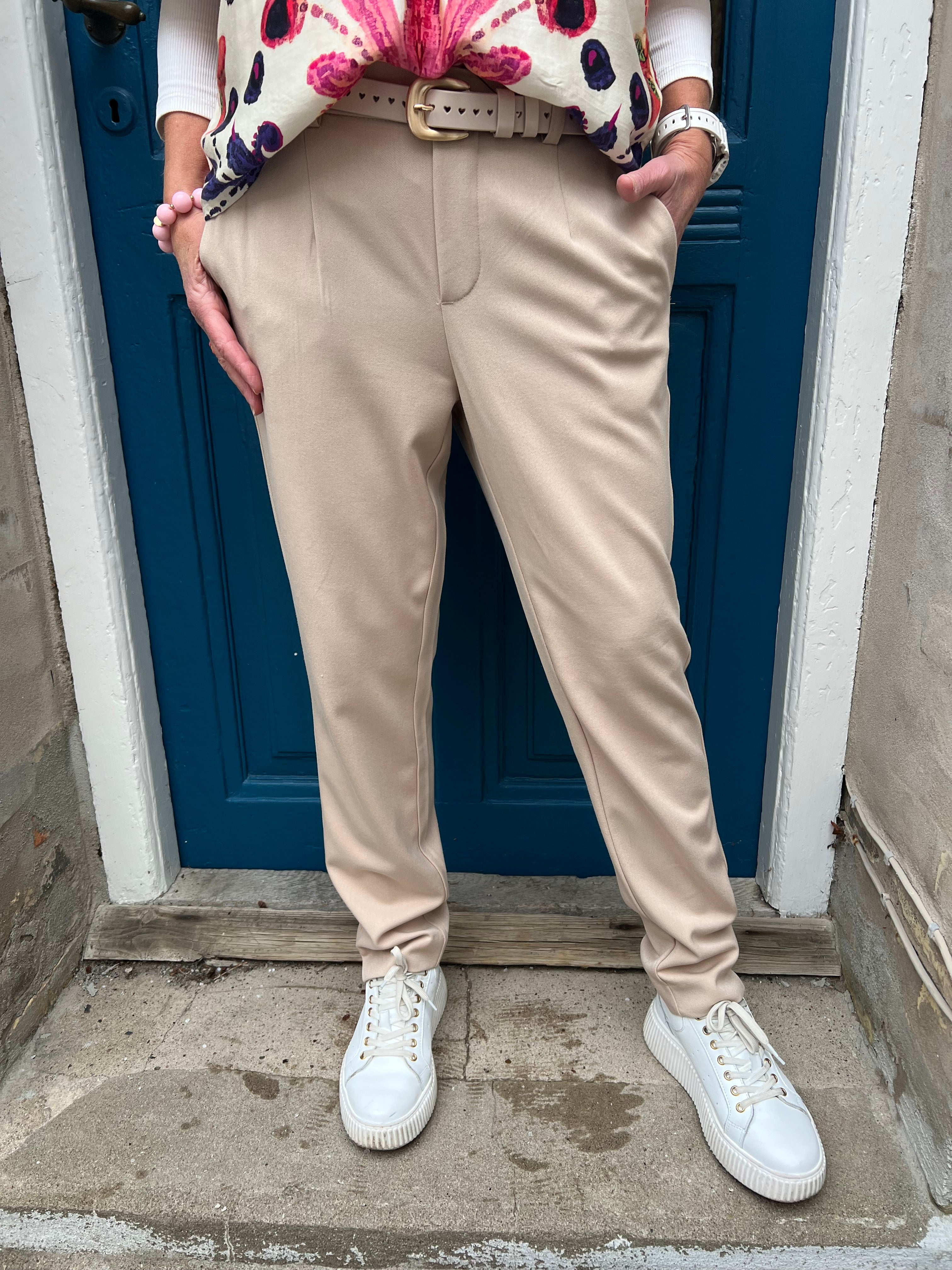 Lisa SLIM Byxa - Hummus