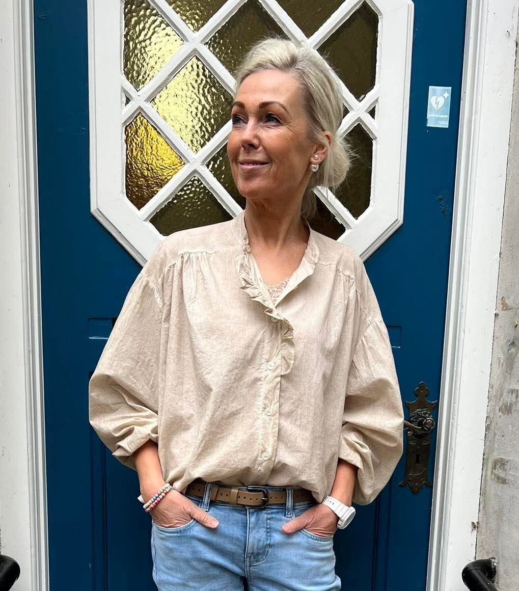 FÖRORDER-OMG Skjorta - Beige