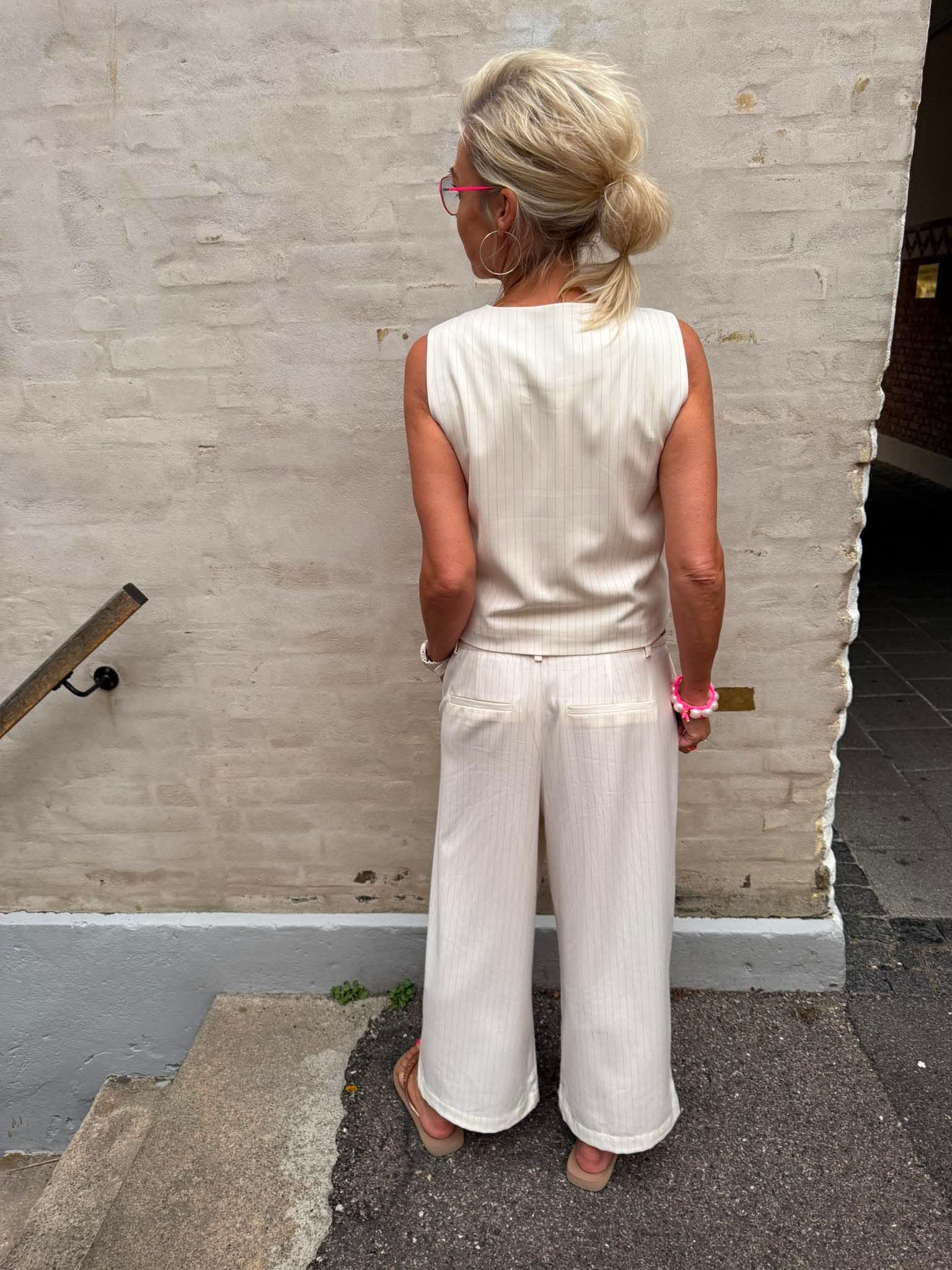 Nilea Trousers - Whitecap