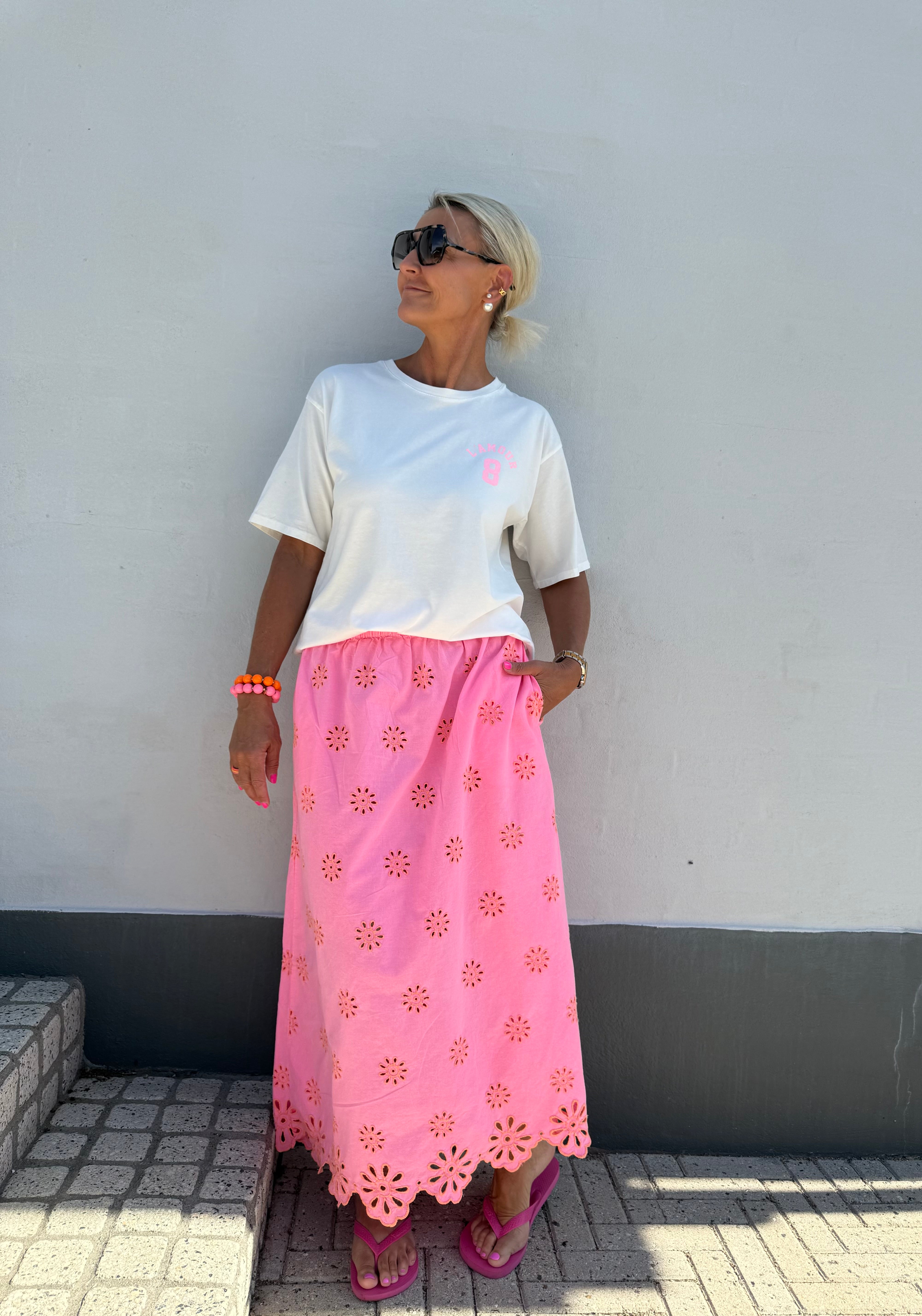 L´Amour Tee - White/Pink
