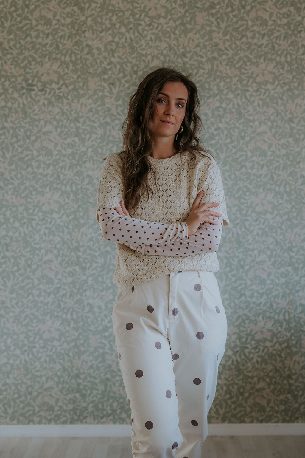 JAQUELINE SS O-NECK TOPP - Björk