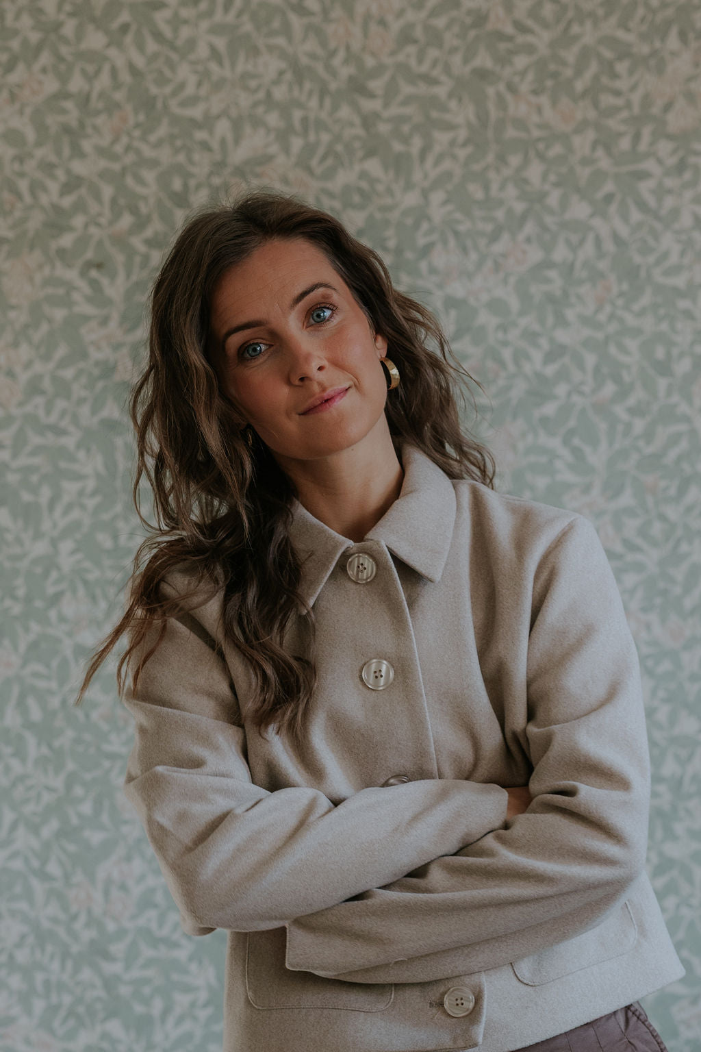 CALLIE LIFE SHORT JACKA - Rökelse Melange