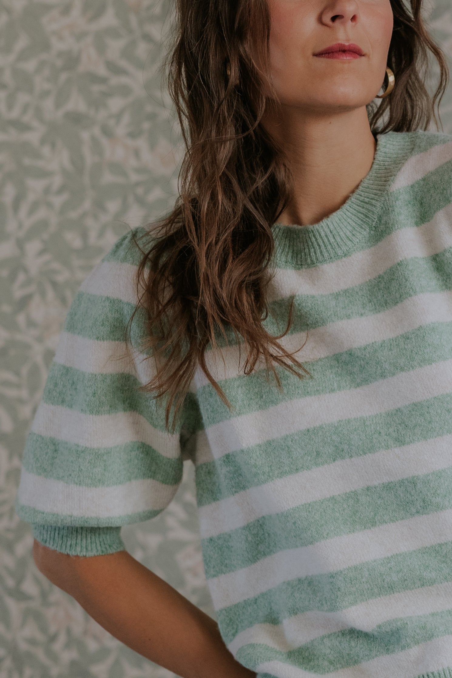 DOFFY O-HALS TRÖJA - Mistelbjörk